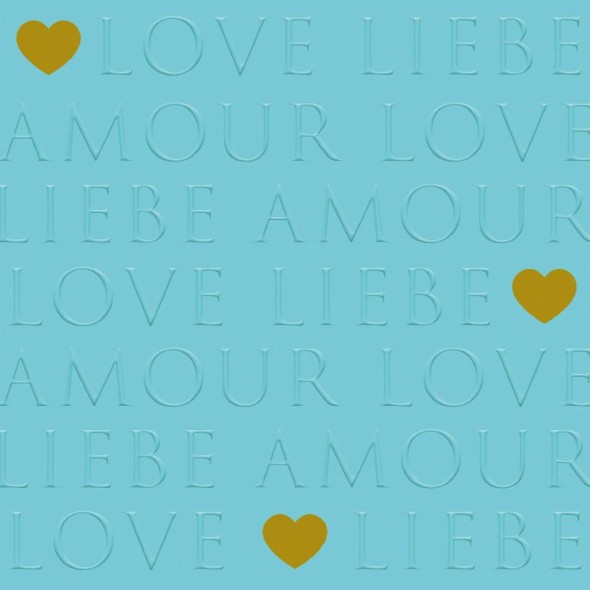 Paperproducts Design - PPD Χαρτοπετσέτα 33x33cm τιρκουάζ σειρά Love Letters Paperproducts Design - PPD Χαρτοπετσέτα 33x33cm τιρκουάζ σειρά Love Letters