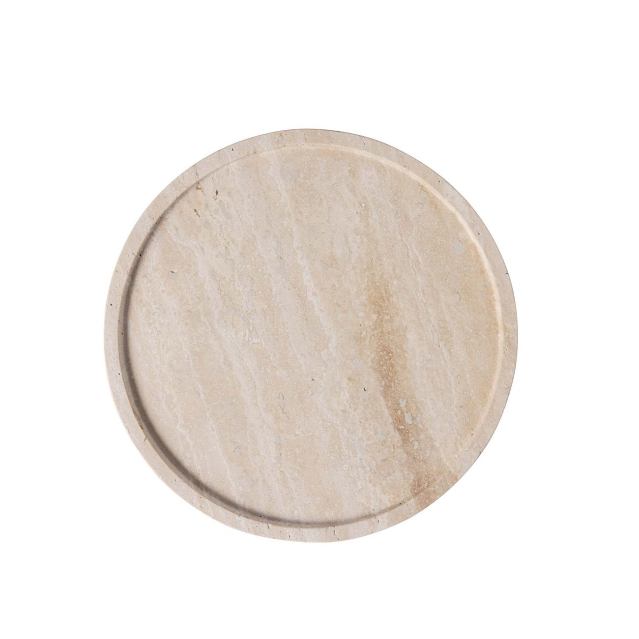 Villeroy & Boch Πιατέλλα στρογγυλή 24,5 εκ. Stoneware σειρά Manufacture Travertine Αξεσουάρ Σερβιρίσματος