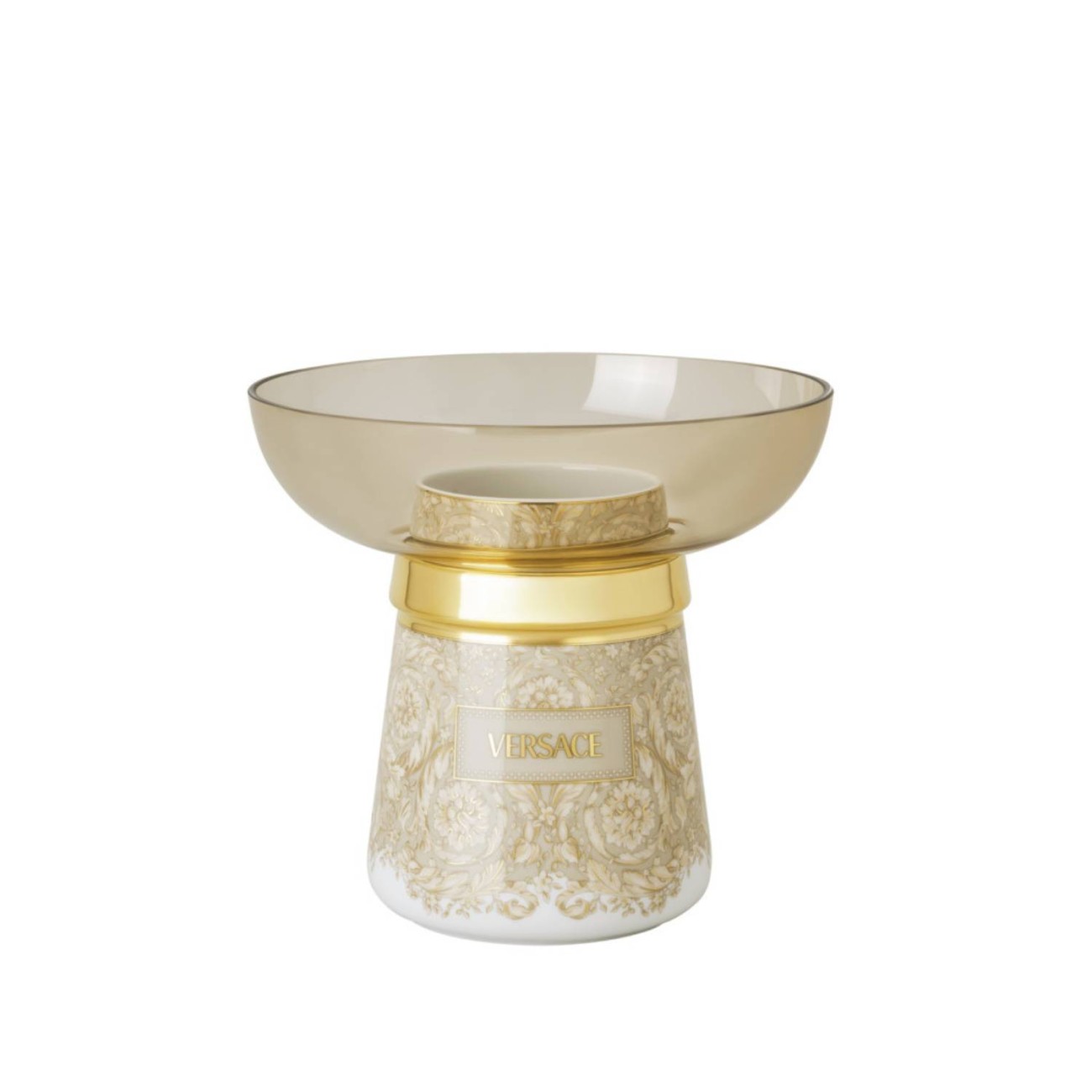 Rosenthal/Versace Βάζο 17 εκ. σετ 2 τεμ. σειρά Barocco Beige 