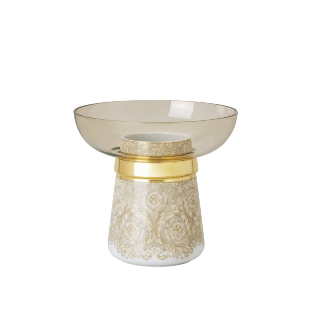 Rosenthal/Versace Βάζο 17 εκ. σετ 2 τεμ. σειρά Barocco Beige 