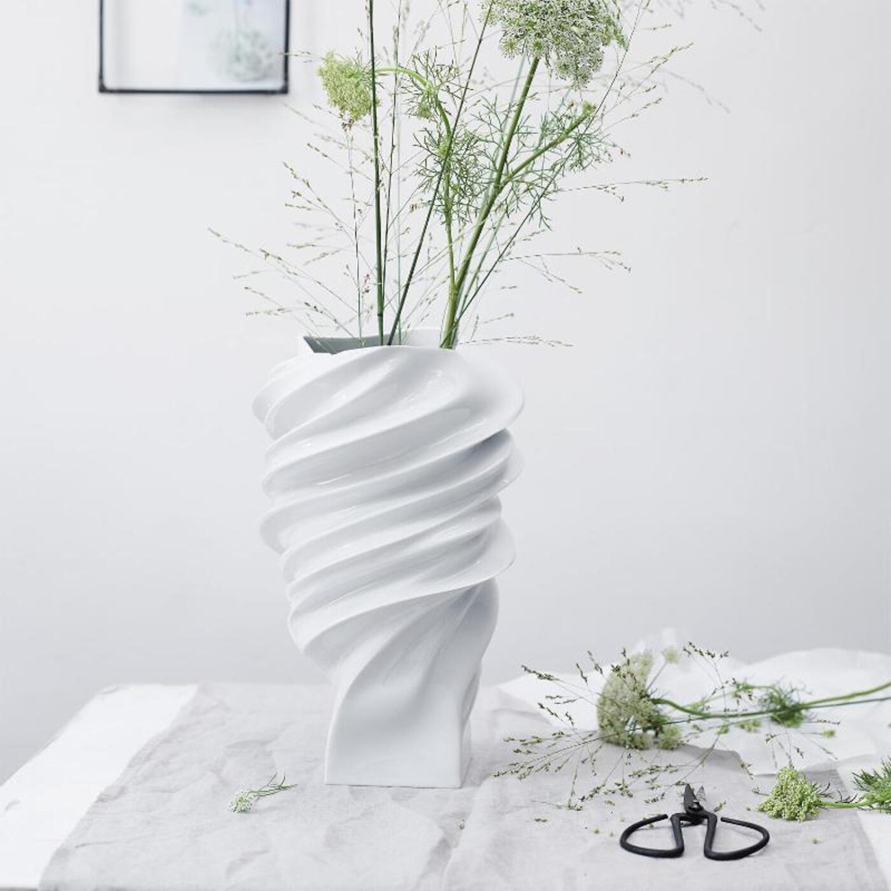 Rosenthal Βάζο λευκό 40εκ. σειρά Squall Βάζα