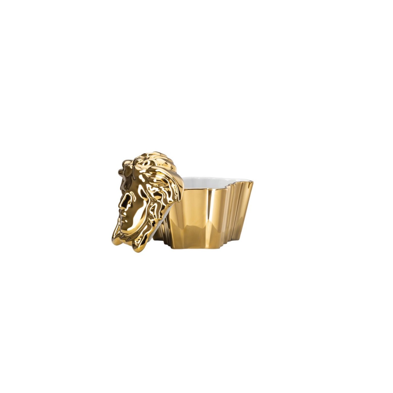 Rosenthal/Versace Κουτί διακοσμητικό 10x8εκ. Gold σειρά Gypsy Gypsy by Rosenthal/ Versace