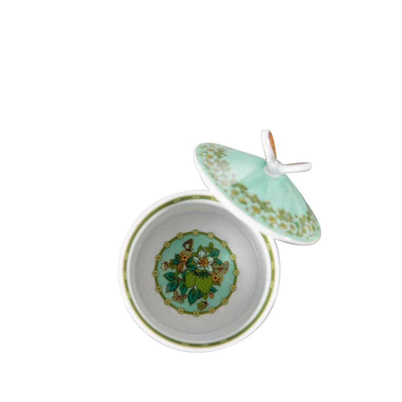 Rosenthal/Versace Κουτί διακοσμητικό small 9,2 εκ. Green 30 Years σειρά Le Jardin De Versace Le Jardin by Rosenthal/Versace