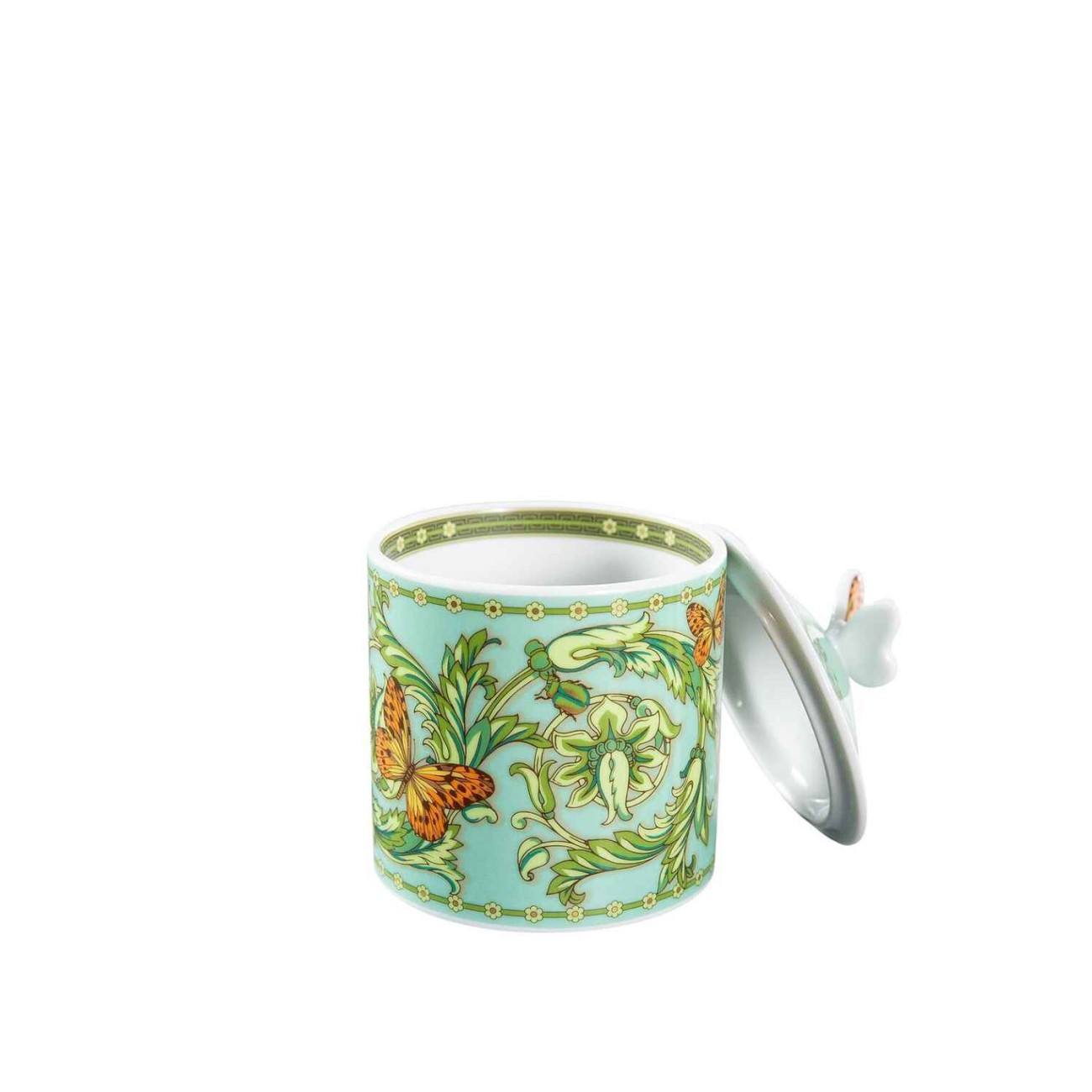 Rosenthal/Versace Κουτί διακοσμητικό medium 12,3 εκ. Green 30 Years σειρά Le Jardin De Versace Le Jardin by Rosenthal/Versace