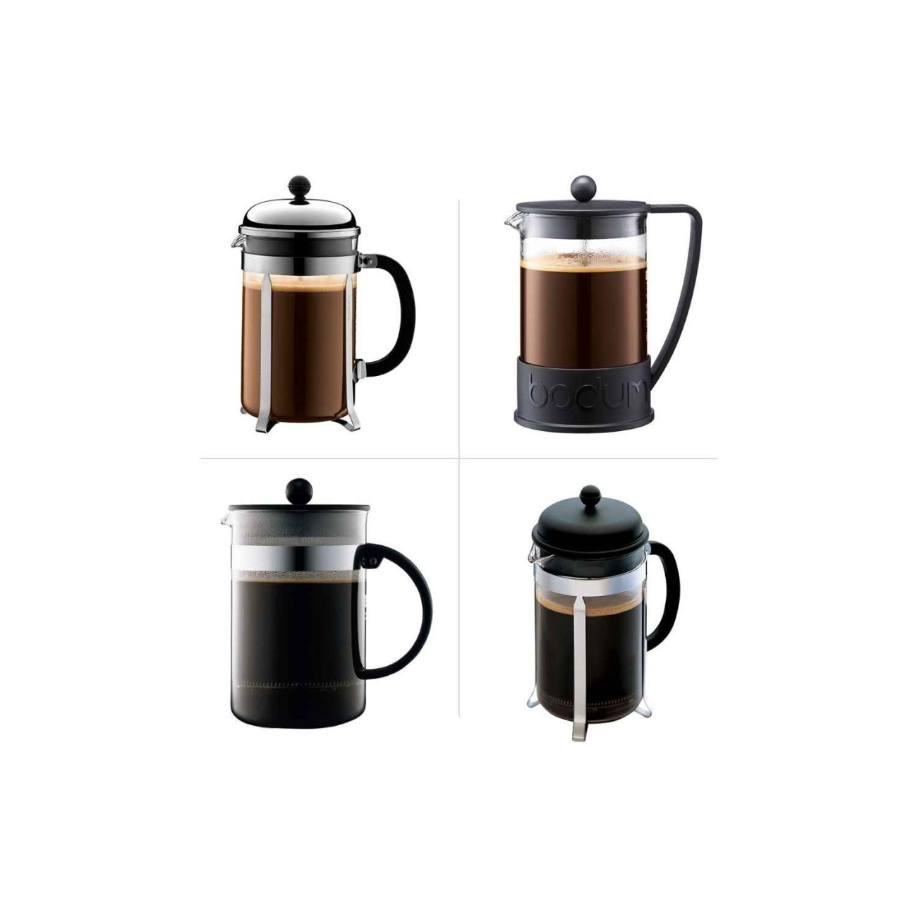 Κανάτα ανταλλακτική γυάλινη 12 φλ. Καφές/Τσάι