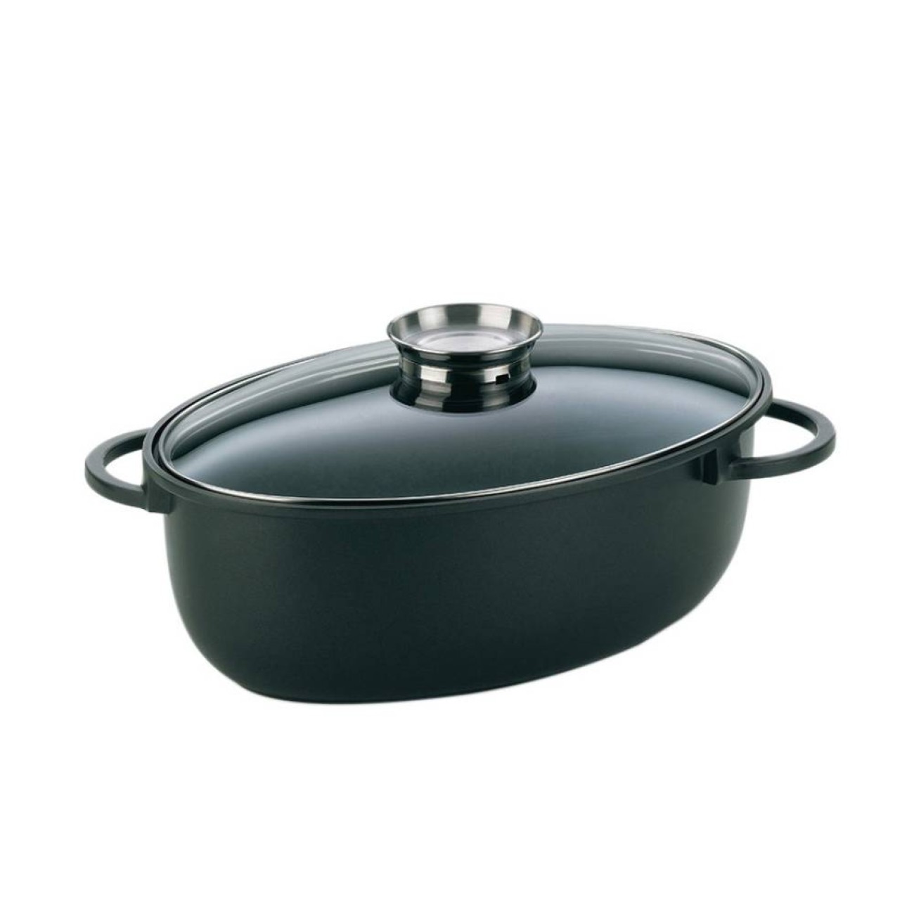 Kela Γάστρα cast aluminium/γυάλινο καπάκι 45x18cm/8lt σειρά Kerros Γάστρες