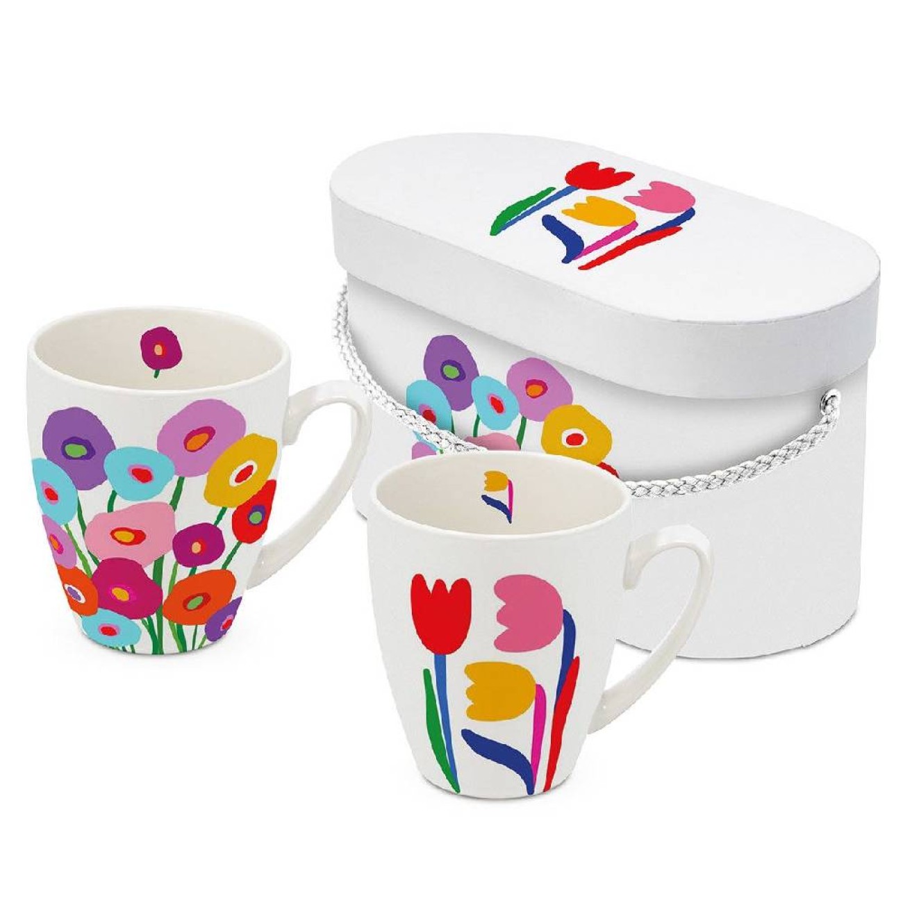 Paperproducts Design - PPD Σετ 2τεμ. 350ml κούπες σειρά Super Bloom Καφές/ Τσάι