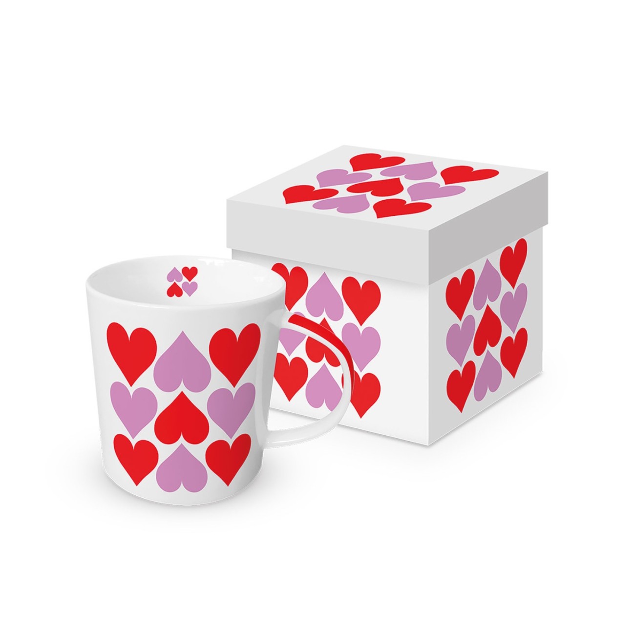 Paperproducts Design - PPD Κούπα 350ml σε κουτί σειρά Hearts Graphic Πασχαλινά