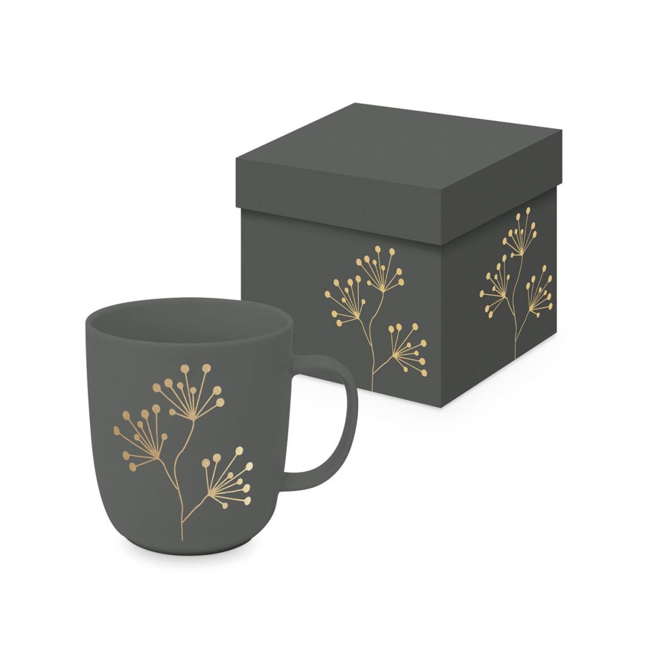 Paperproducts Design - PPD Κούπα 400ml σε κουτί σειρά Pure Gold Berries Κούπες/Φλυτζάνια