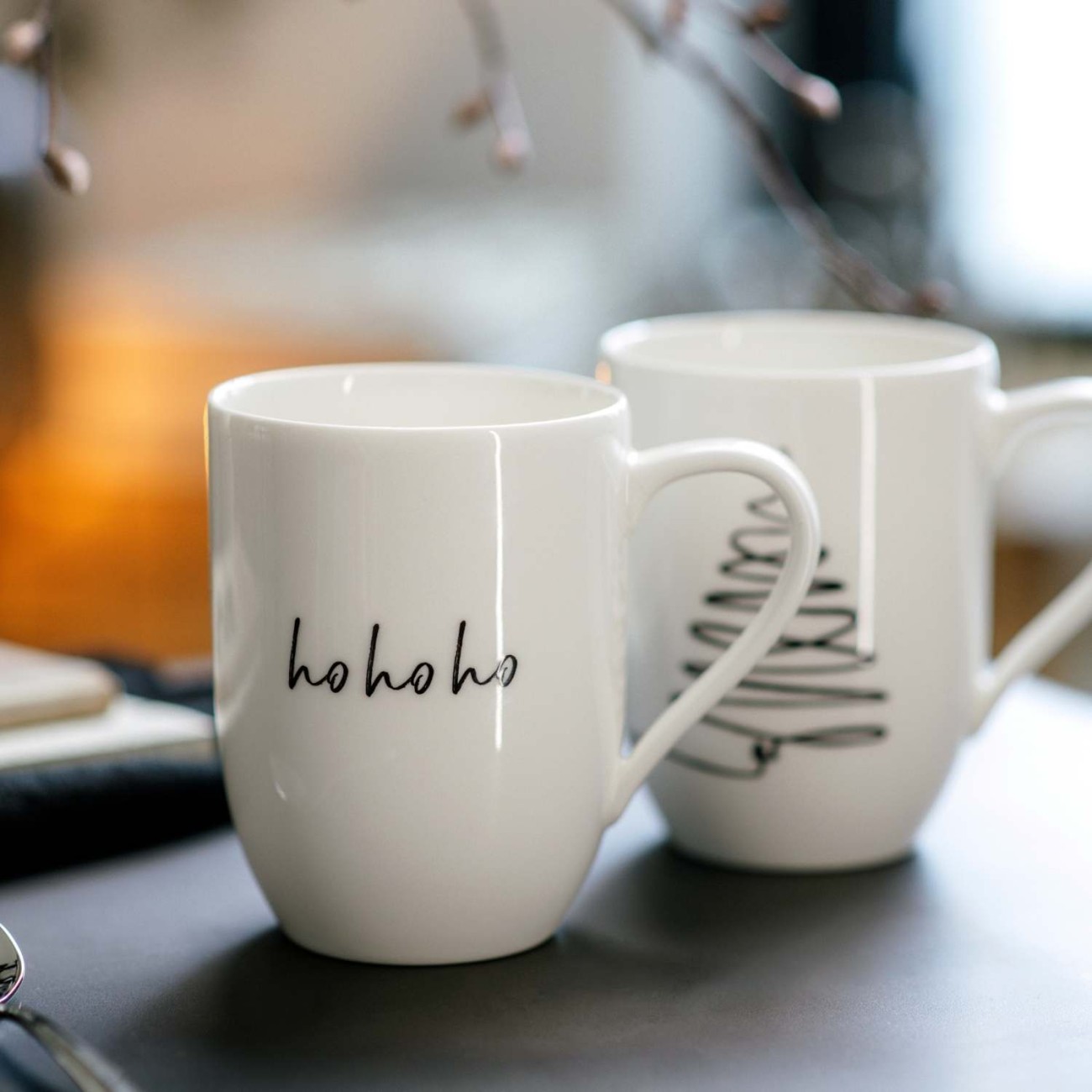 Villeroy & Boch Σετ 2 τεμ. κούπες 0,29 λτ. Xmas Tree/Ho ho ho σειρά Statement Χριστουγεννιάτικα