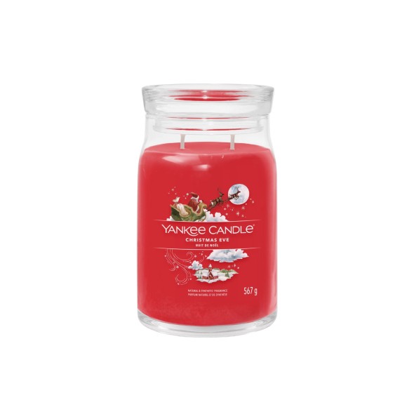 Yankee Candle Αρωματικό Κερί Signature σε Γυάλινο Δοχείο Large σειρά Christmas Eve