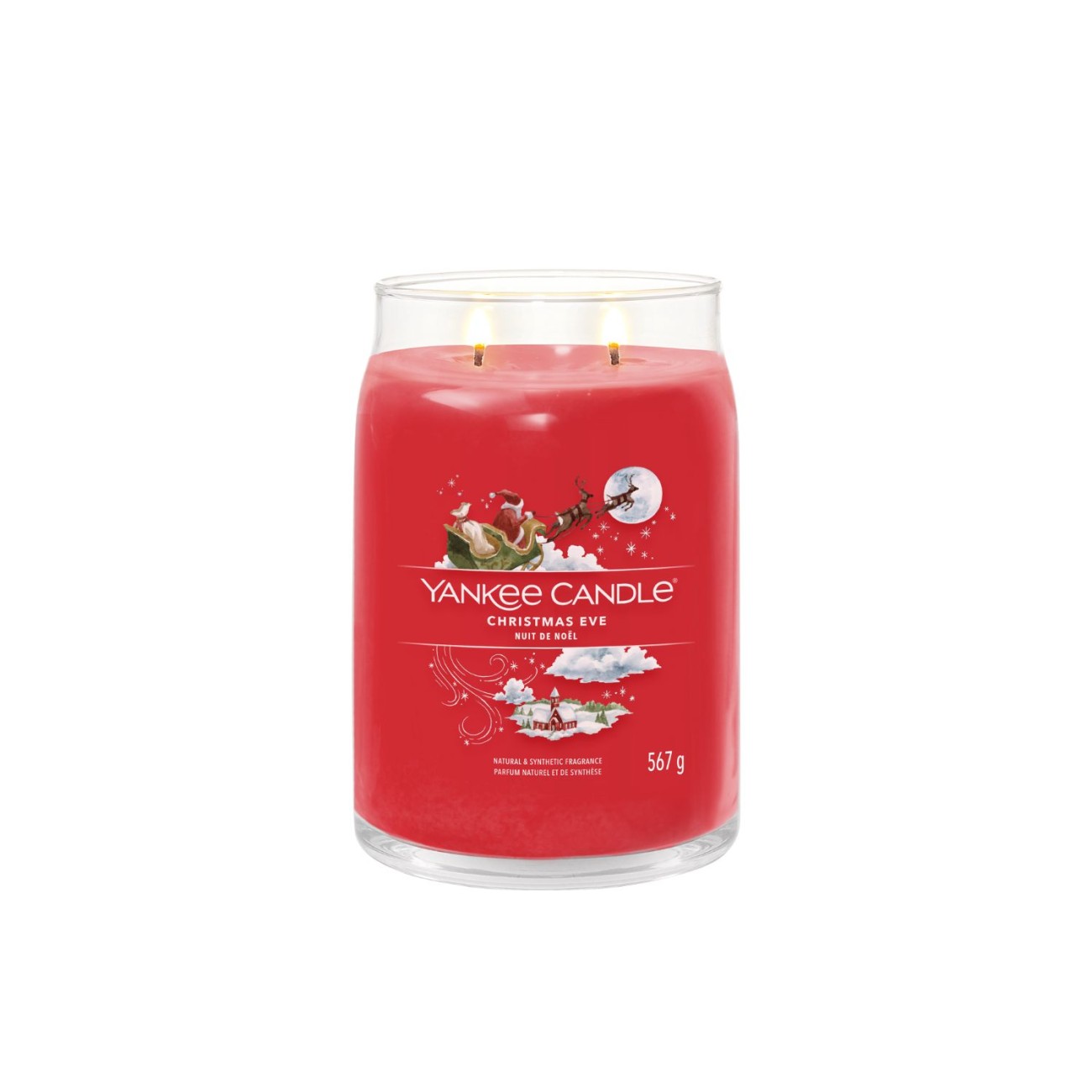 Yankee Candle Αρωματικό Κερί Signature σε Γυάλινο Δοχείο Large σειρά Christmas Eve Αρωματικα Κεριά