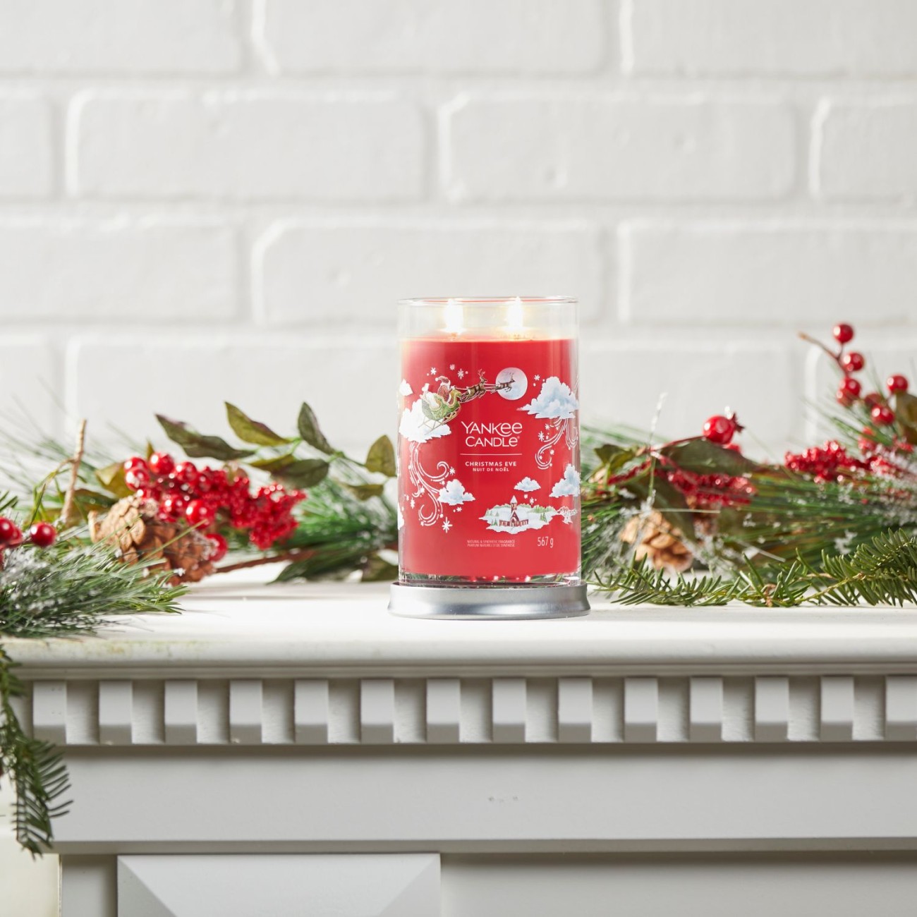 Yankee Candle Αρωματικό Κερί Signature σε Γυάλινο Δοχείο Large σειρά Christmas Eve Αρωματικα Κεριά