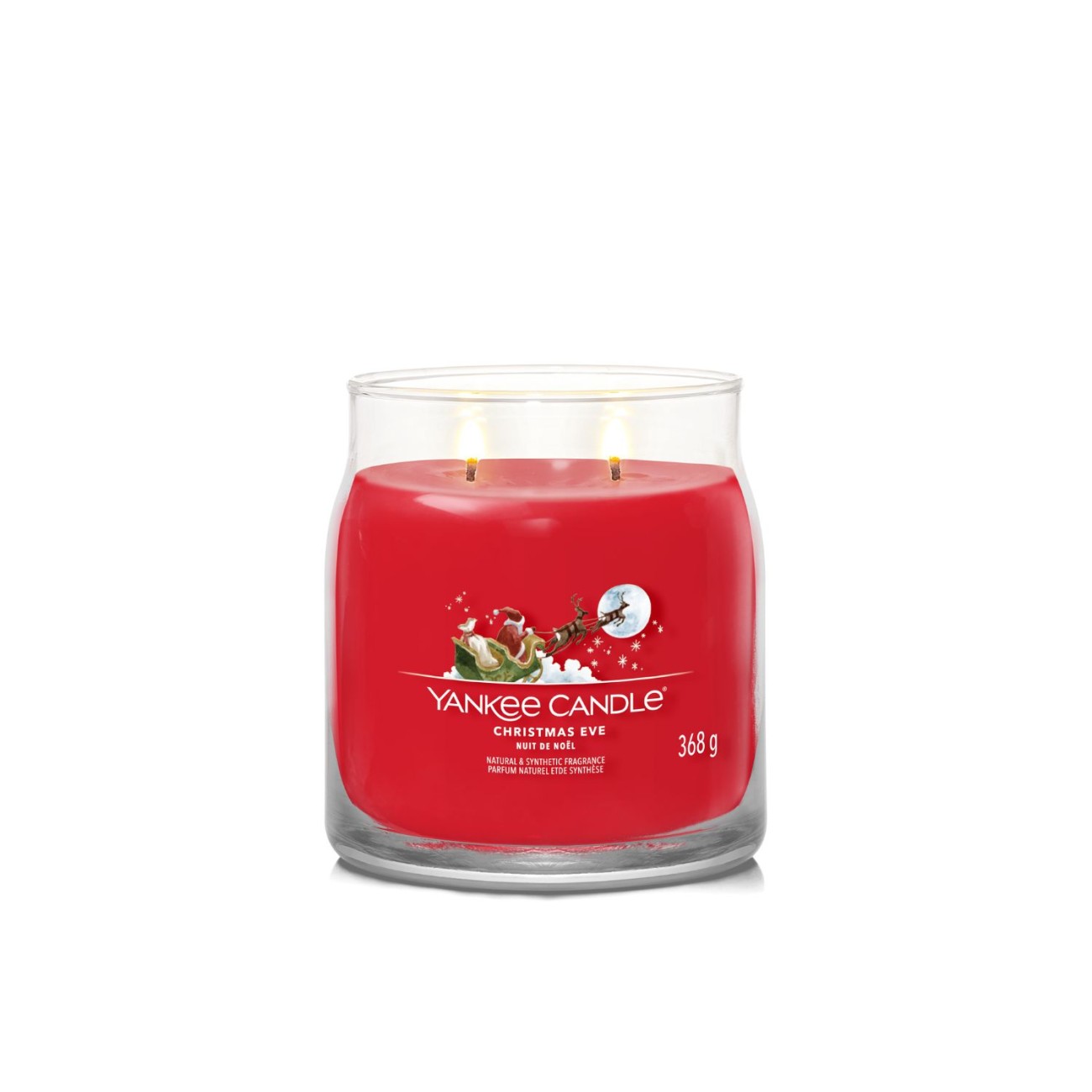 Yankee Candle Αρωματικό Κερί Signature σε Γυάλινο Δοχείο Medium σειρά Christmas Eve Αρωματικα Κεριά