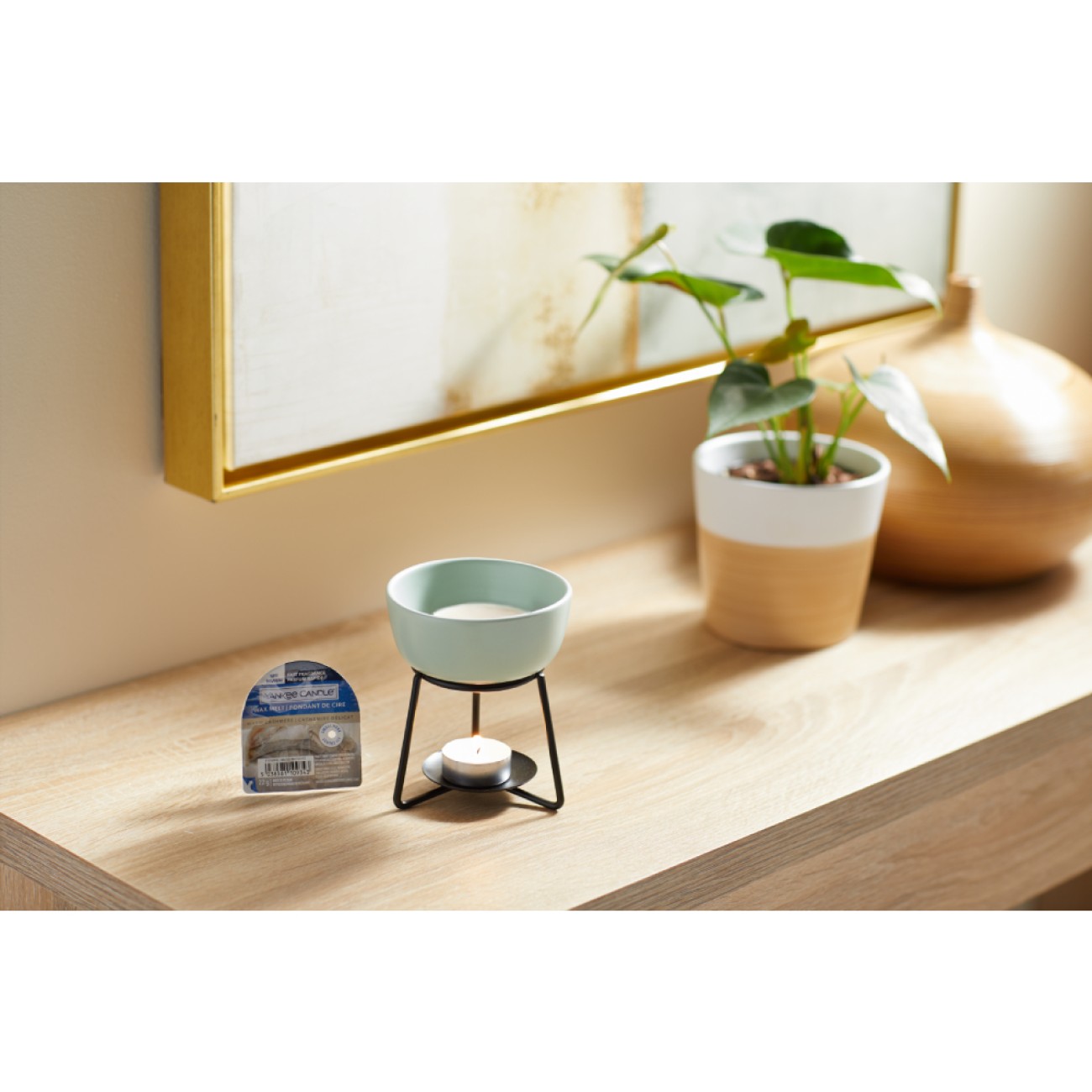 Yankee Candle Συσκευή Καύσης 12,3x10εκ Spa Blue σειρά Pure Συσκευές Καύσης