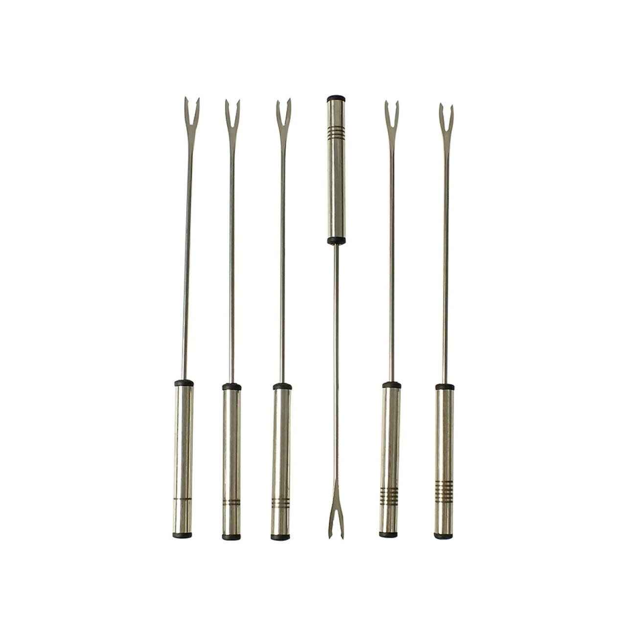 Kela Φοντύ μαύρο Φ20x19,5cm & 6 πιρουνάκια σειρά Comore Σκεύη Φοντύ