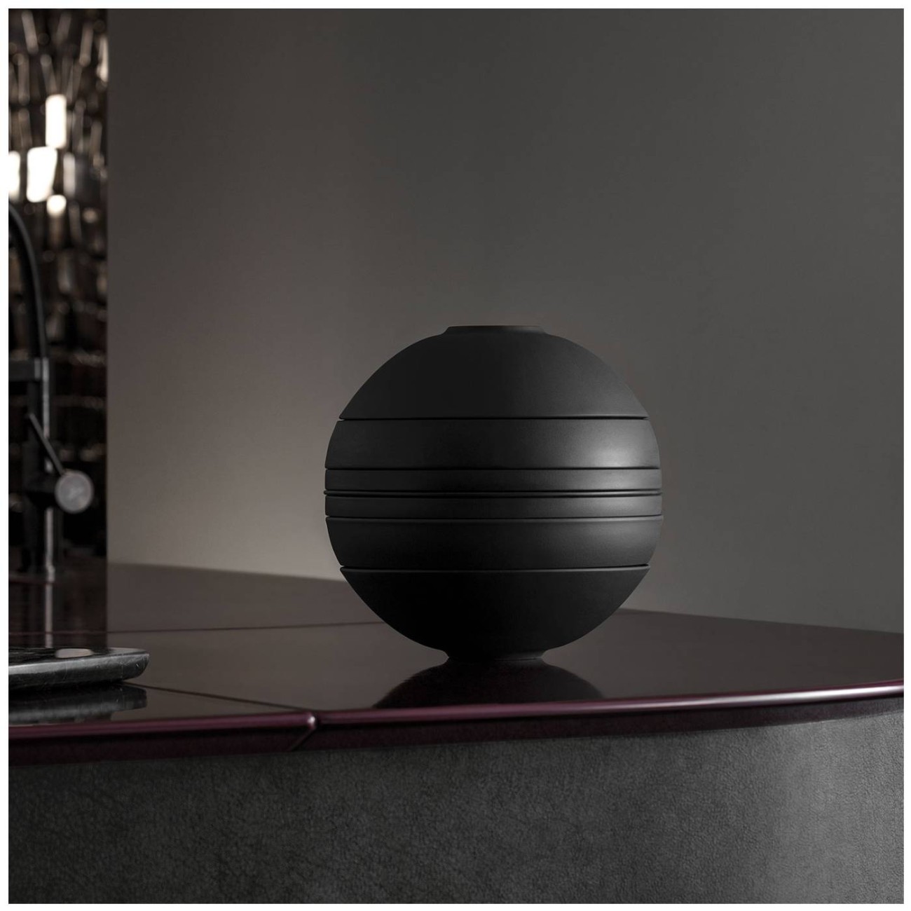 Villeroy & Boch Σετ 7 τεμ. La Boule black σειρά Iconic Manufacture Rock by Villeroy & Boch