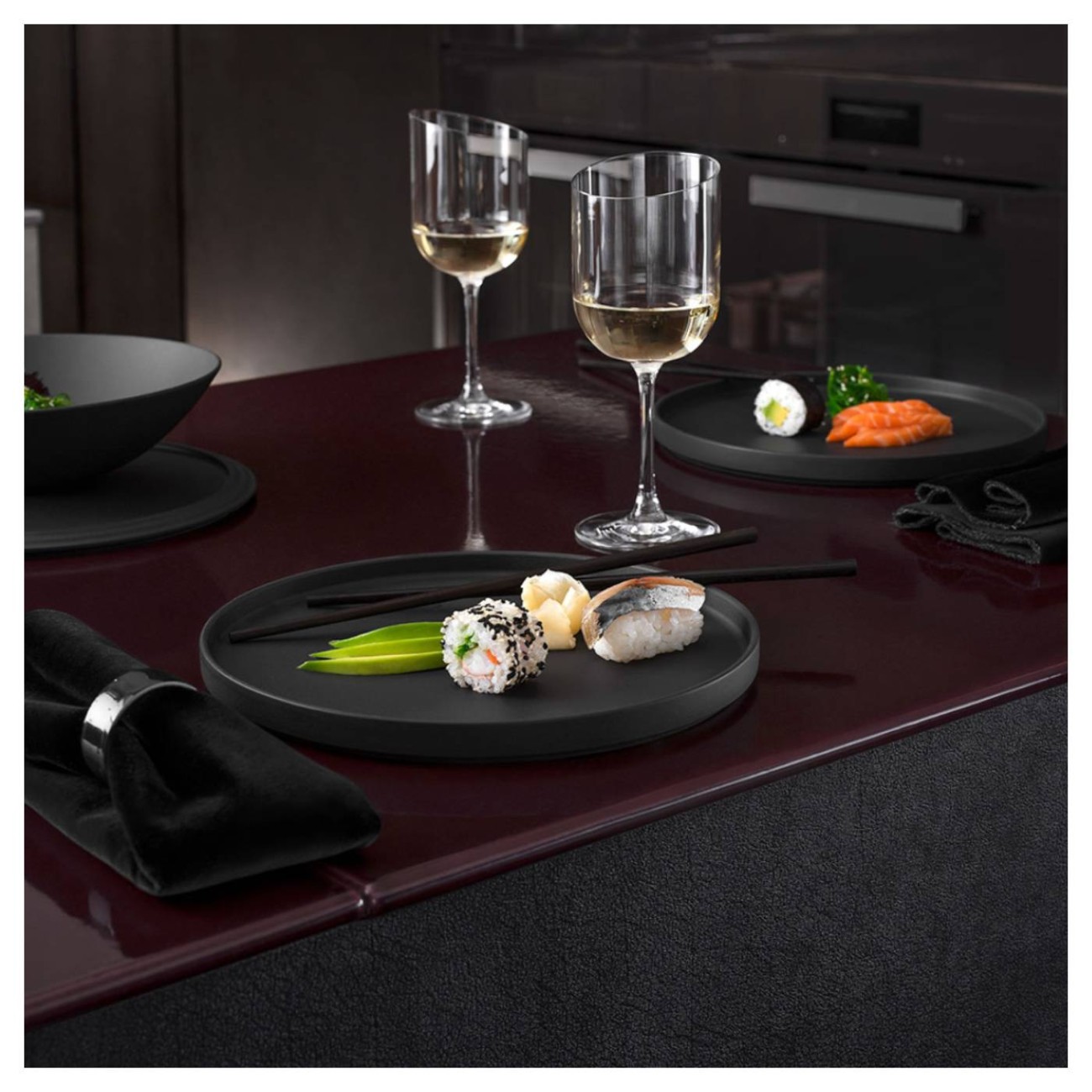 Villeroy & Boch Σετ 7 τεμ. La Boule black σειρά Iconic Manufacture Rock by Villeroy & Boch
