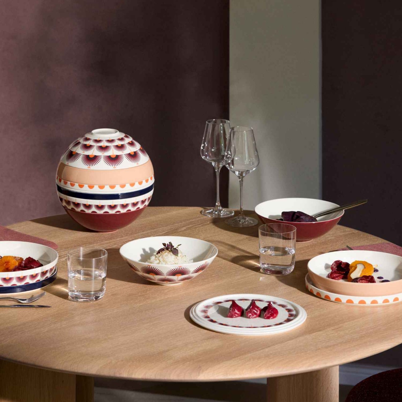 Villeroy & Boch Σετ 7 τεμ. La Boule Kyoto σειρά Iconic Σετ Πιάτων