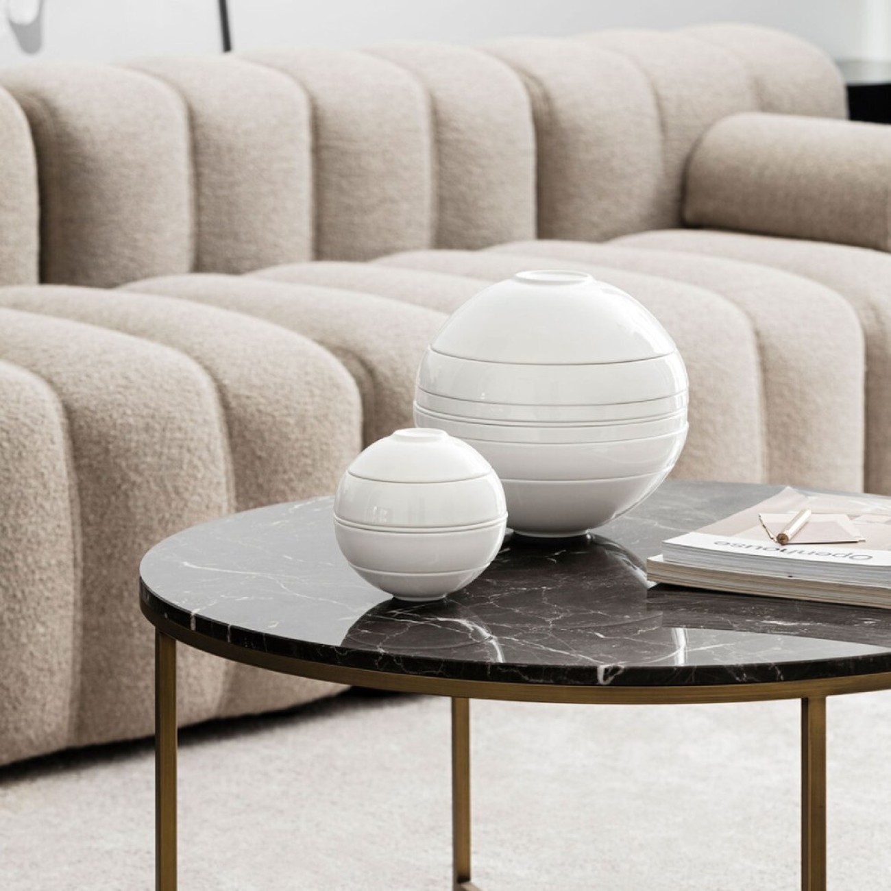 Villeroy & Boch Σετ 5 τεμ. La Petite Boule white σειρά Iconic Manufacture Rock by Villeroy & Boch