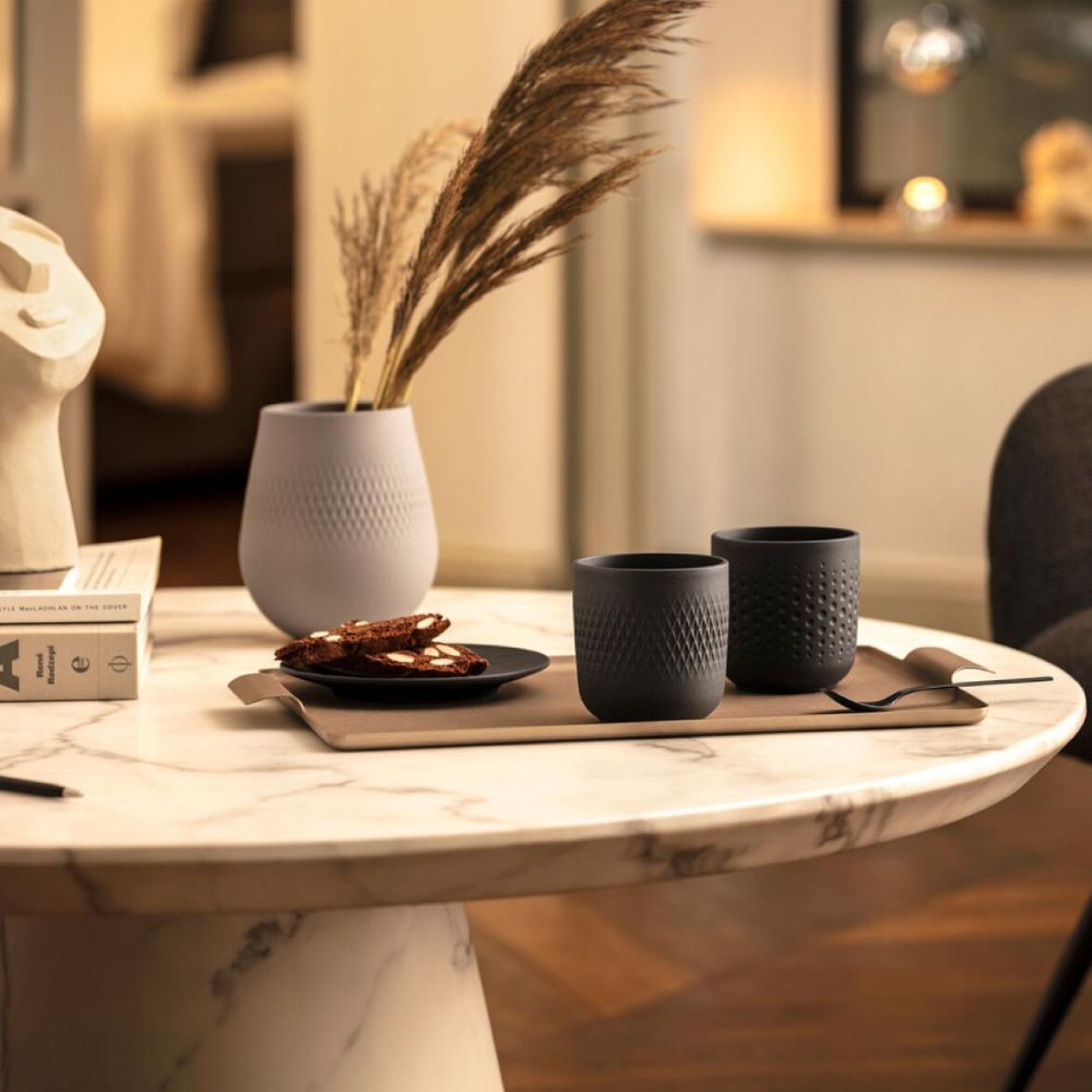 Villeroy & Boch Σετ 2 τεμ. Κούπες σειρά Μanufacture Collier Noir

 Καφές/ Τσάι