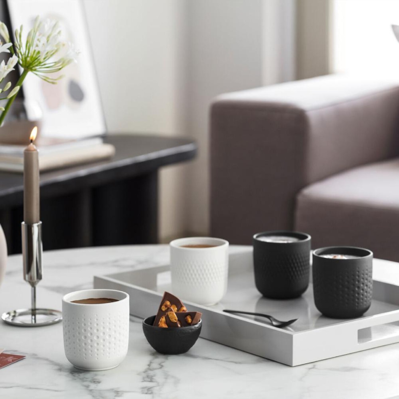 Villeroy & Boch Σετ 2 τεμ. Κούπες σειρά Μanufacture Collier Noir

 Καφές/ Τσάι