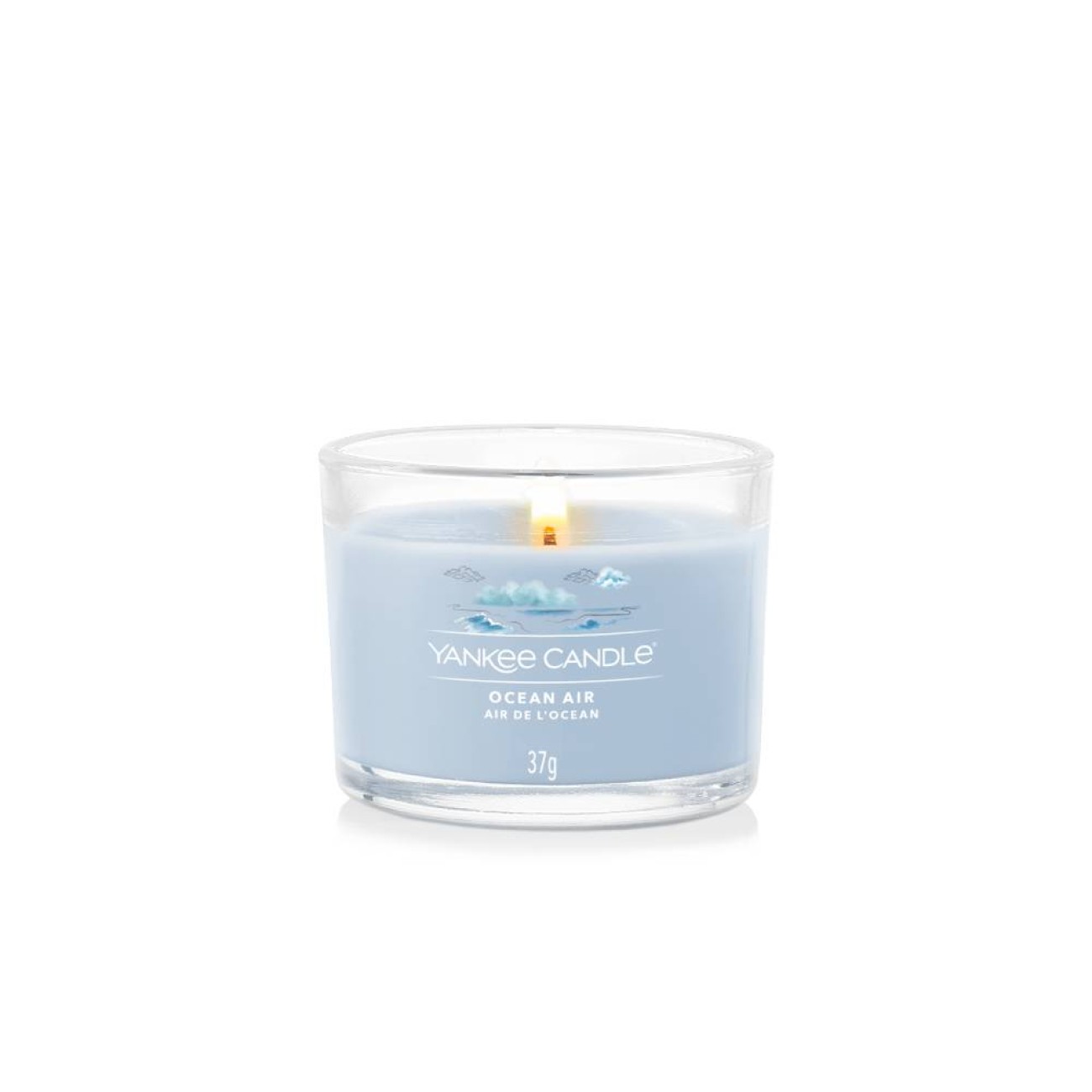 Yankee Candle Αρωματικό κερί σε Γυάλινο δοχείο Votive Signature σειρά  Ocean Air Γυάλινα δοχεία Yankee Candle