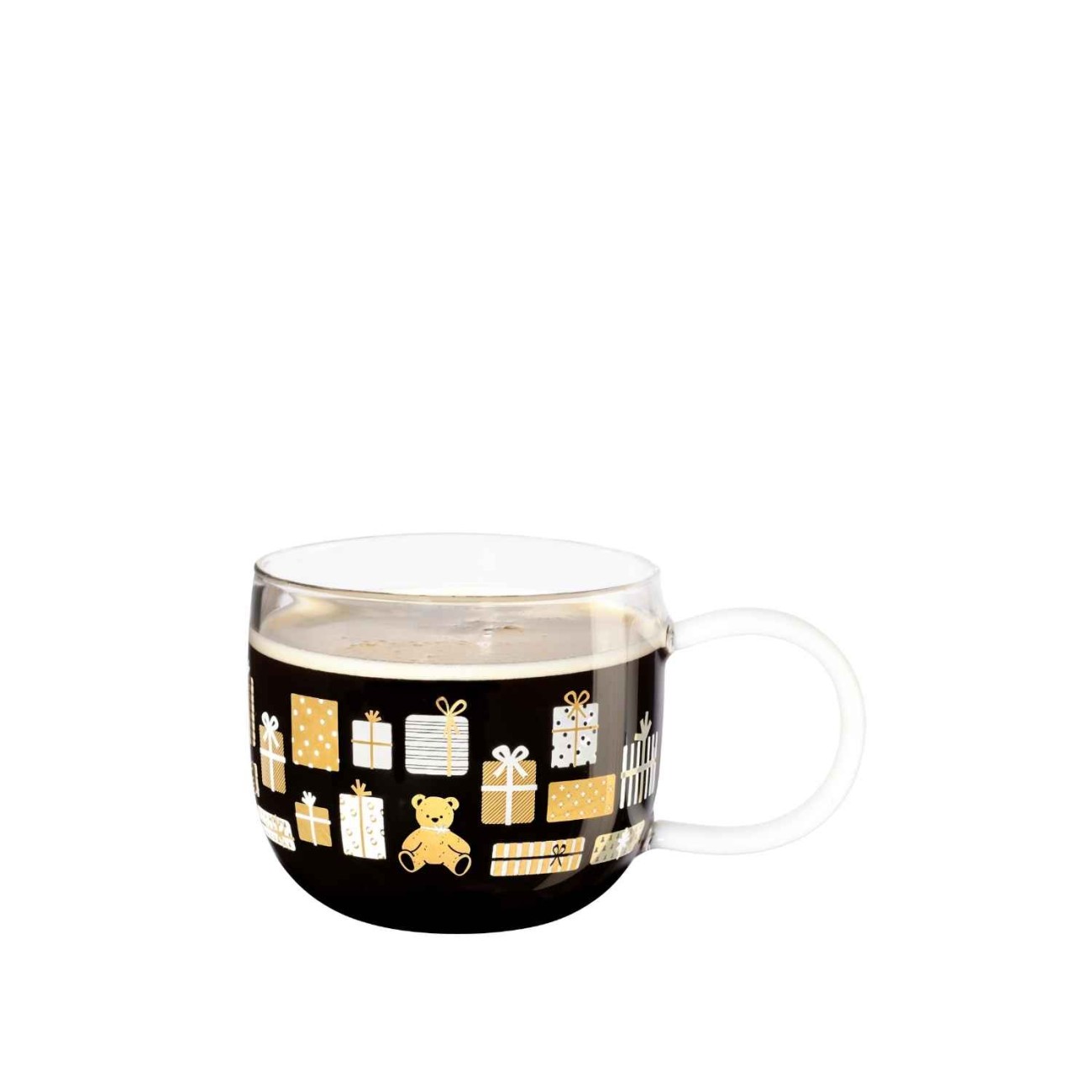 Asa Selection Κούπα διαφανής με χερούλι 400ml Presents σειρά Xmas Χριστουγεννιάτικα