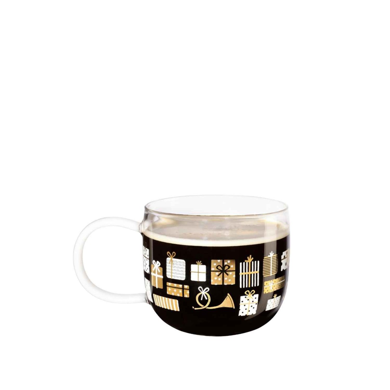 Asa Selection Κούπα διαφανής με χερούλι 400ml Presents σειρά Xmas Χριστουγεννιάτικα