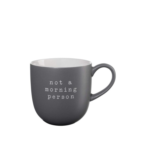 Asa Selection Κούπα 350ml γκρι Not a morning person σειρά Hey
