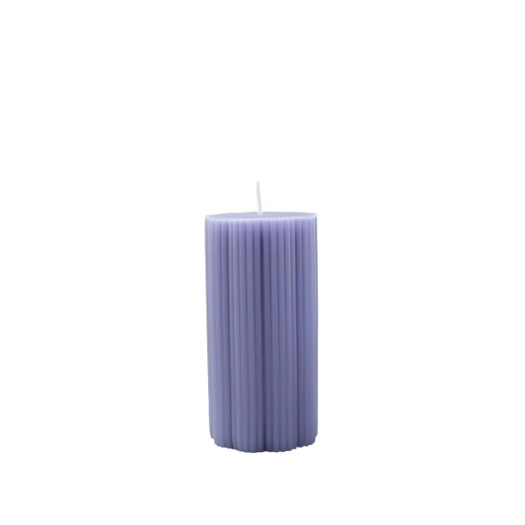 Villeroy & Boch Διακοσμητικό pillar κερί ριγέ 15 εκ. σειρά Fleur Accessoires Blue