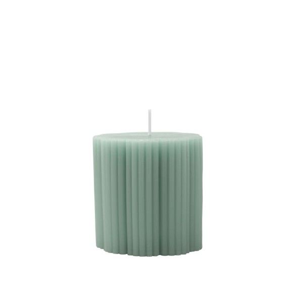 Villeroy & Boch Διακοσμητικό pillar κερί ριγέ 7,5 εκ. σειρά Fleur Accessoires Vert