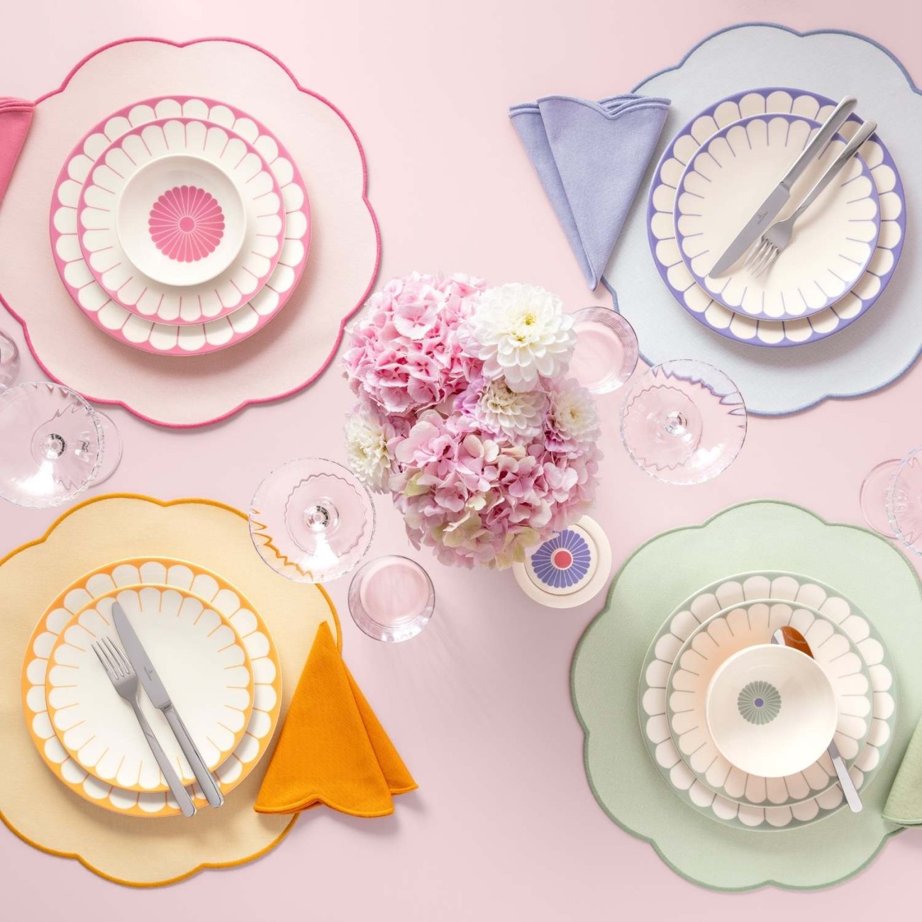 Villeroy & Boch Σετ 2 τεμ. πετσέτες 40 εκ. σειρά Fleur Accessoires Soleil Πετσέτες/ Ποδιές