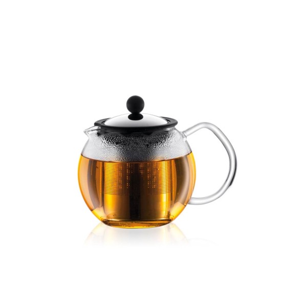 Bodum Τσαγιέρα με ανοξείδωτο φίλτρο, 500ml Chrome σειρά Assam Bodum Τσαγιέρα με ανοξείδωτο φίλτρο, 500ml Chrome σειρά Assam