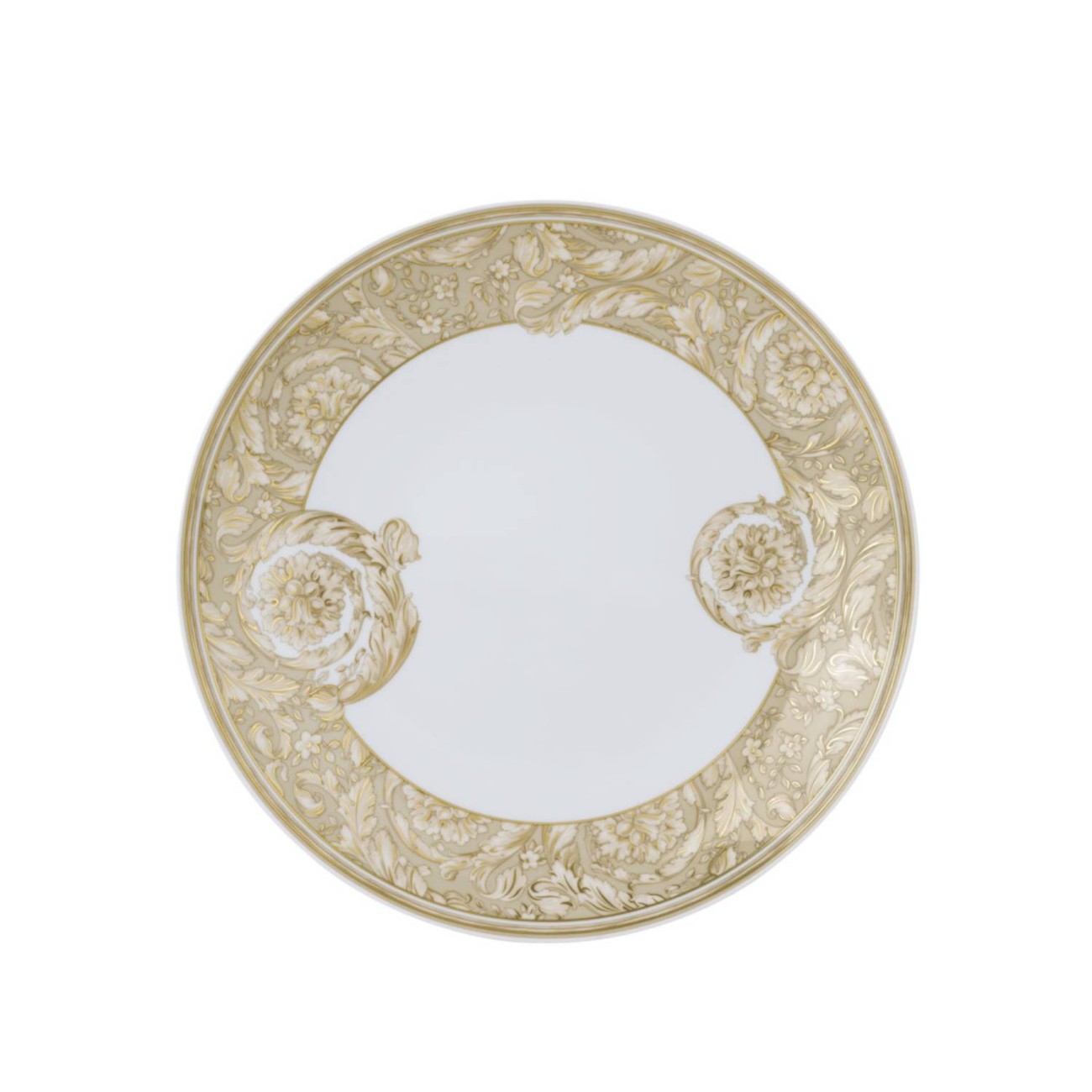Rosenthal/Versace Πιάτο φαγητού 28 εκ. σειρά Barocco Beige 