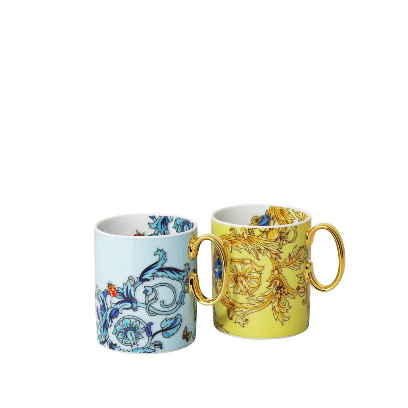 Rosenthal/Versace Σετ 2 τεμ. κούπες 0,30 λτ. Blue Yellow 30 Years σειρά Le Jardin De Versace Le Jardin by Rosenthal/Versace
