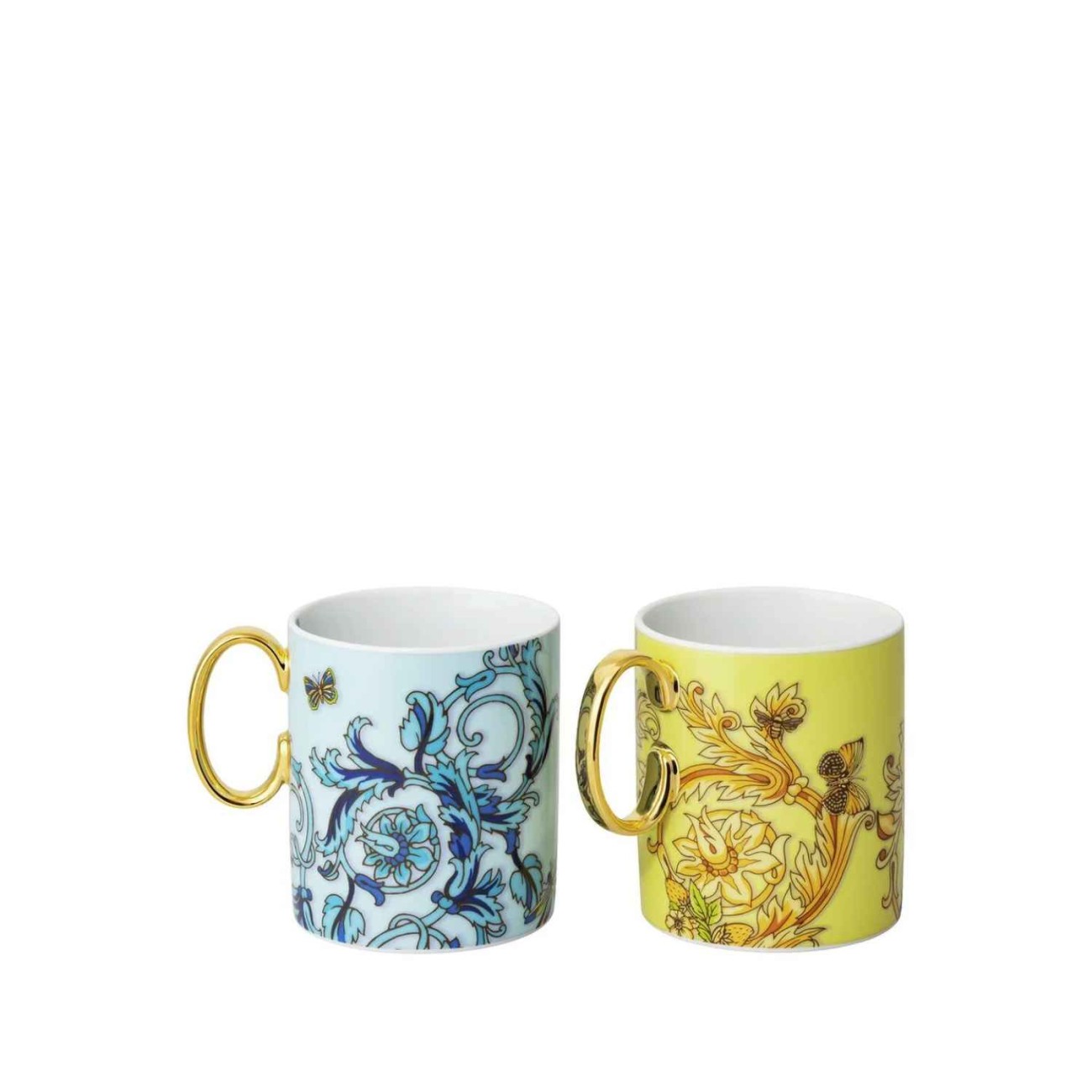 Rosenthal/Versace Σετ 2 τεμ. κούπες 0,30 λτ. Blue Yellow 30 Years σειρά Le Jardin De Versace Le Jardin by Rosenthal/Versace