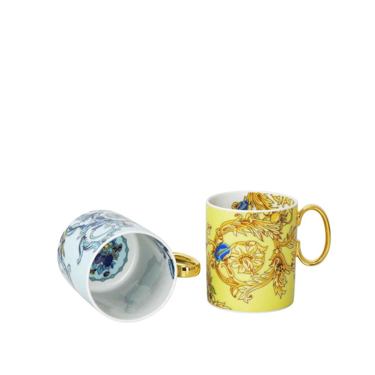 Rosenthal/Versace Σετ 2 τεμ. κούπες 0,30 λτ. Blue Yellow 30 Years σειρά Le Jardin De Versace Le Jardin by Rosenthal/Versace