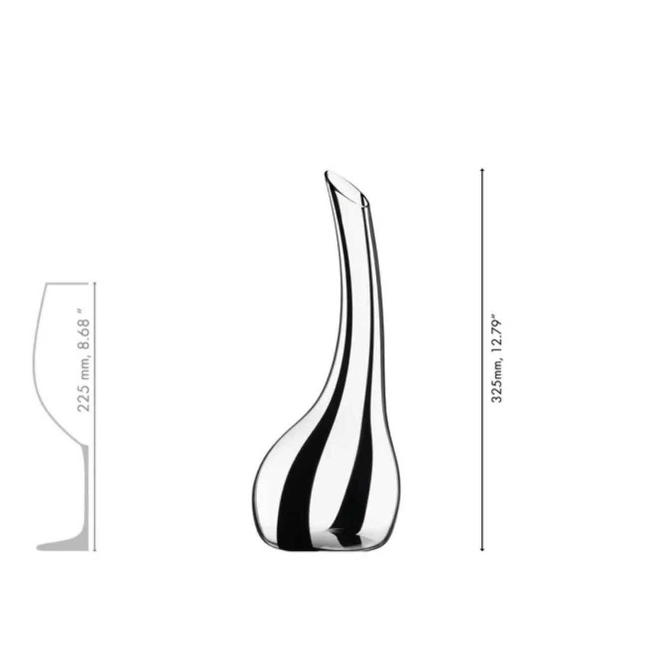 Riedel Καράφα 750 ccm σειρά Cornetto Onyx Αξεσουάρ Κρασιού/Μπαρ