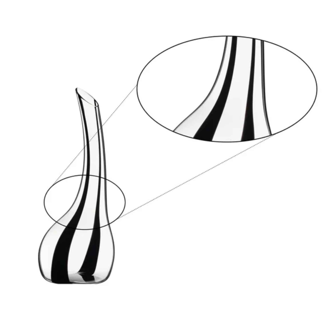 Riedel Καράφα 750 ccm σειρά Cornetto Onyx Αξεσουάρ Κρασιού/Μπαρ