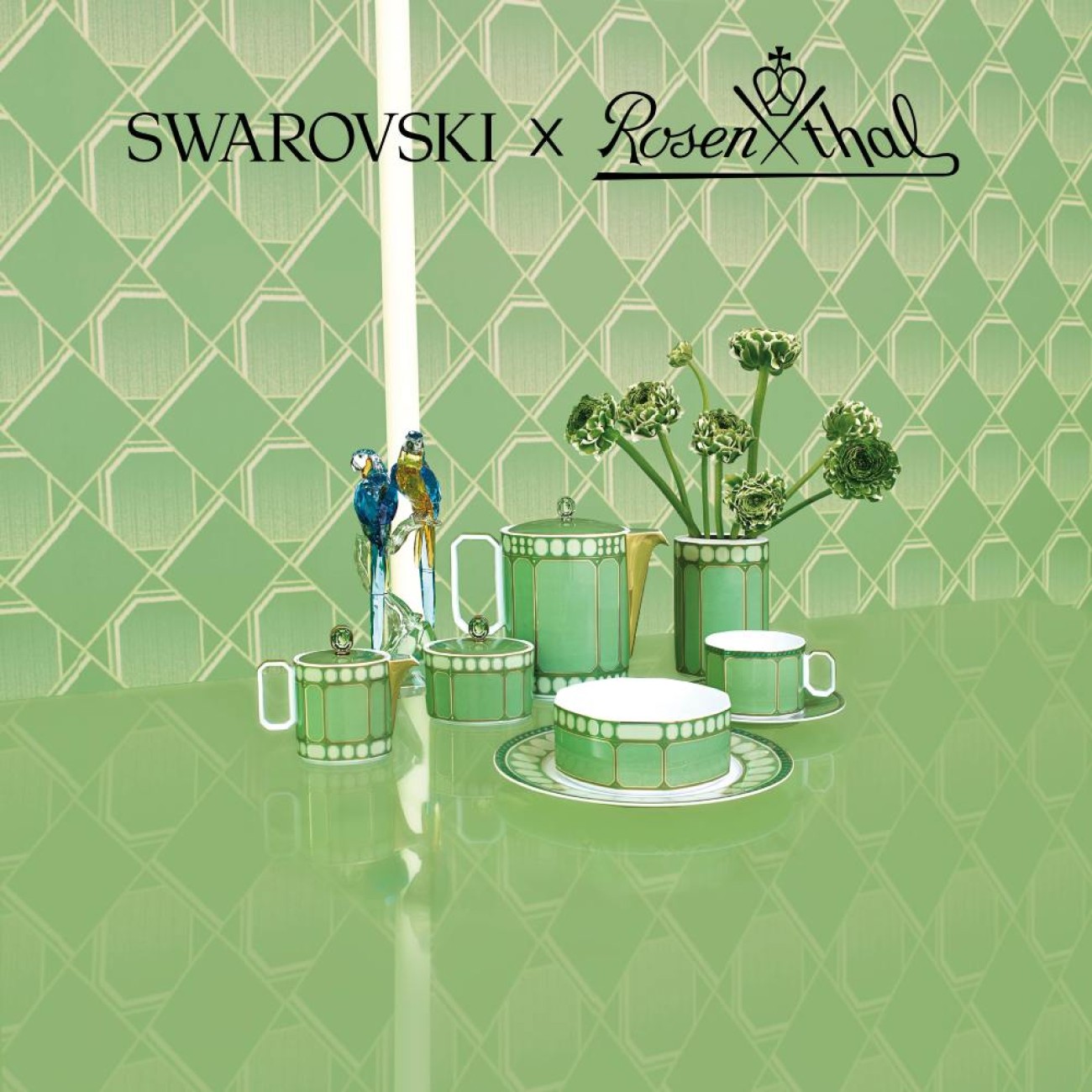 Rosenthal/Swarovski Πιατο βαθύ 24 εκ. Fern σειρά Signum
 Πιάτα βαθιά