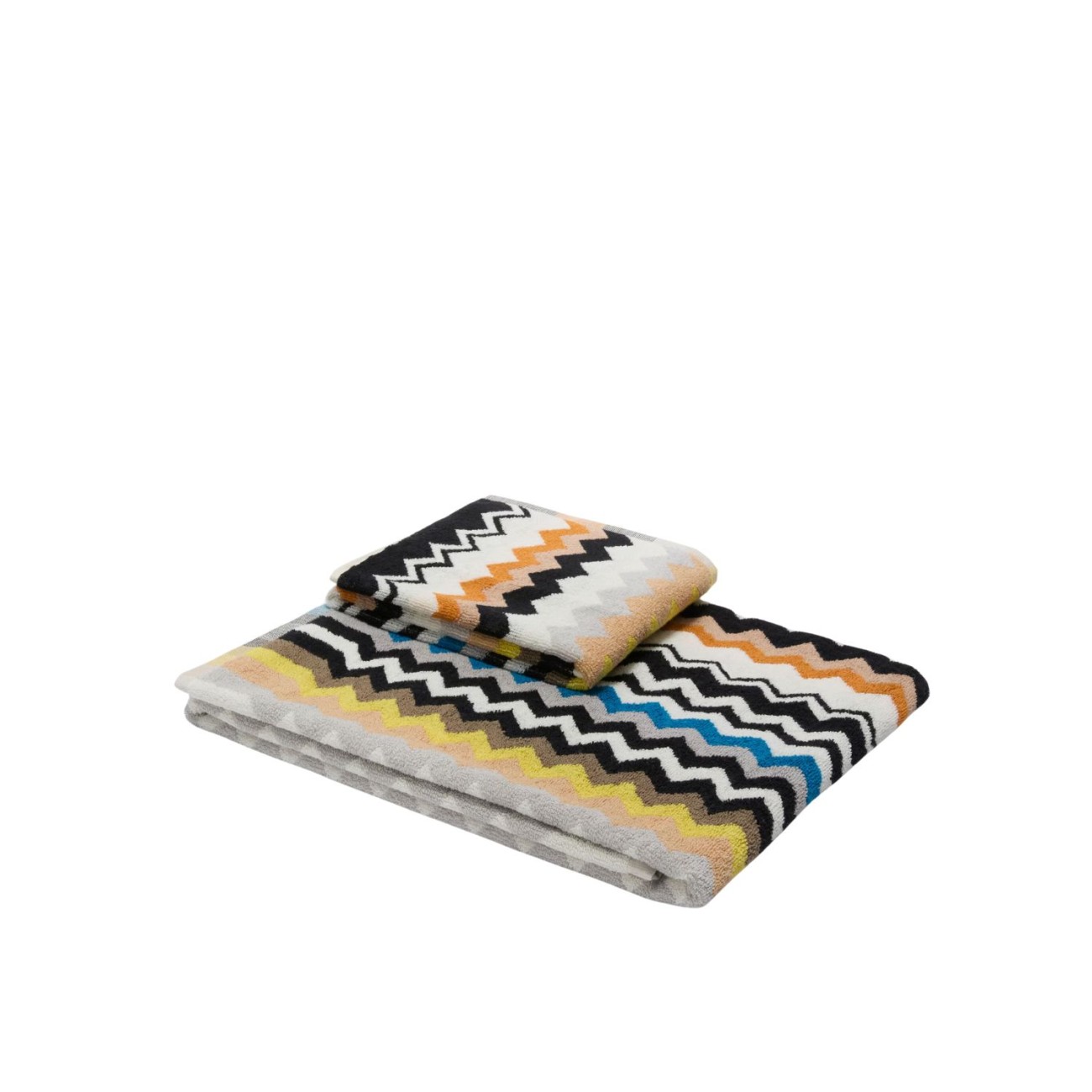 Missoni Σετ 2 τεμ. πετσέτες black multicolor σειρά Best Νέα Είδη