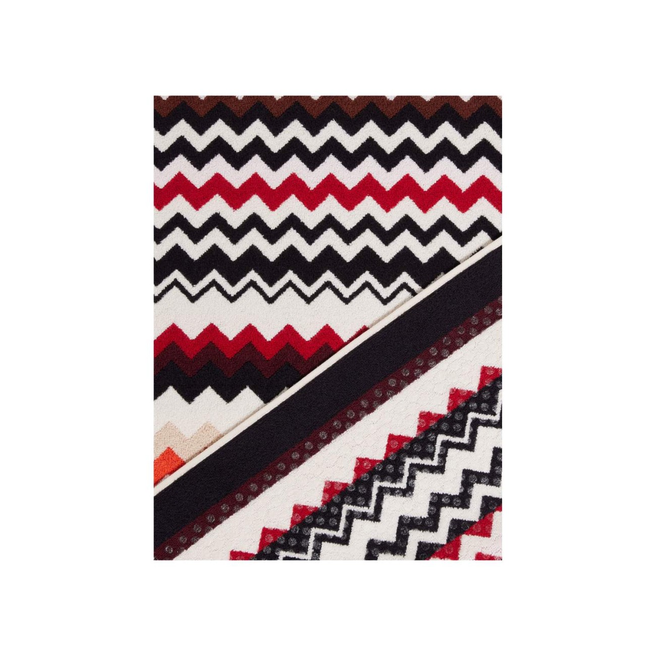 Missoni Πατάκι μπάνιου 60x90 red multicolor σειρά Best Πατάκια Μπάνιου