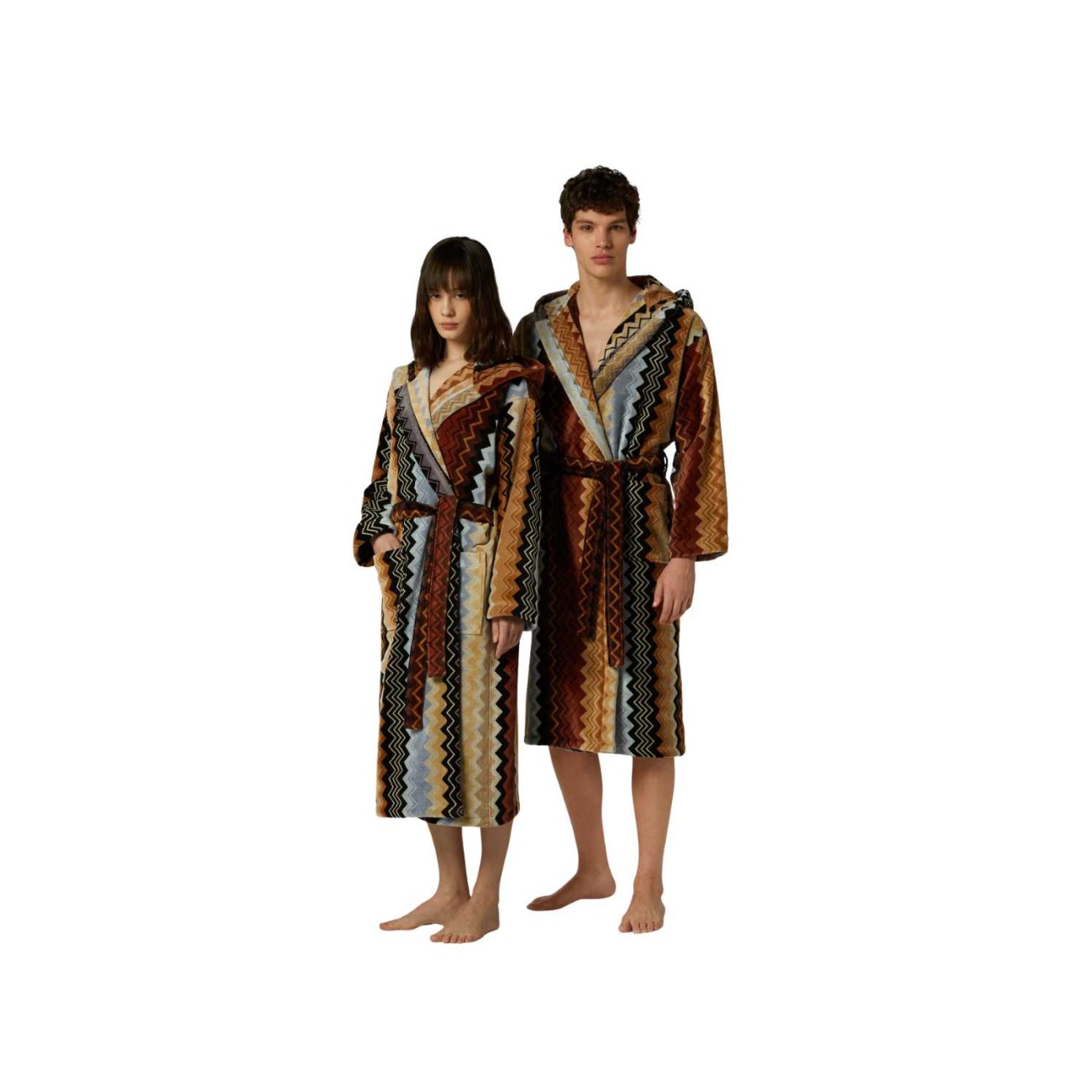 Missoni Μπουρνούζι black multicolor Medium σειρά Giacomo Νέα Είδη