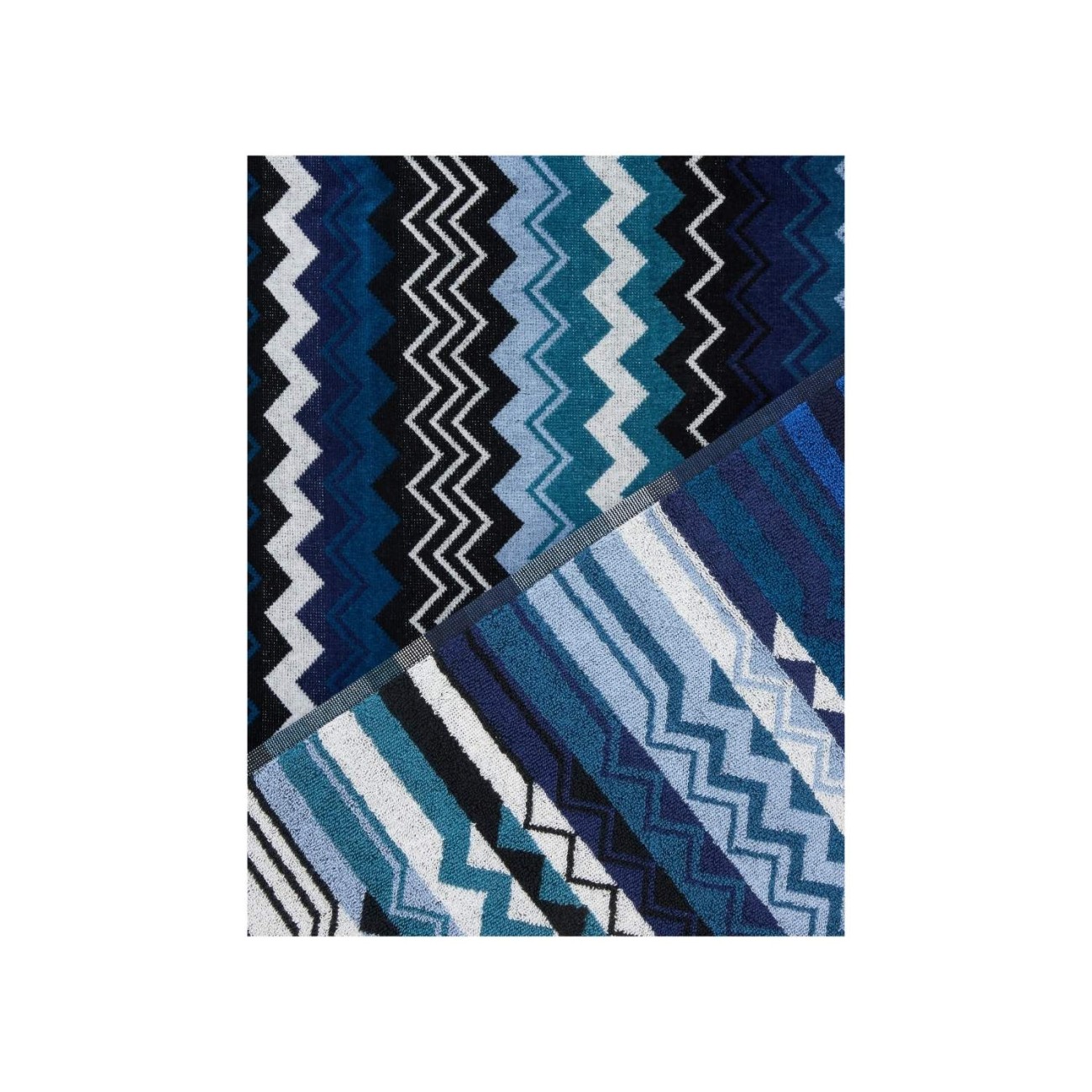 Missoni Πετσέτα μπάνιου 150x100 blue multicolor σειρά Giacomo Πετσέτες