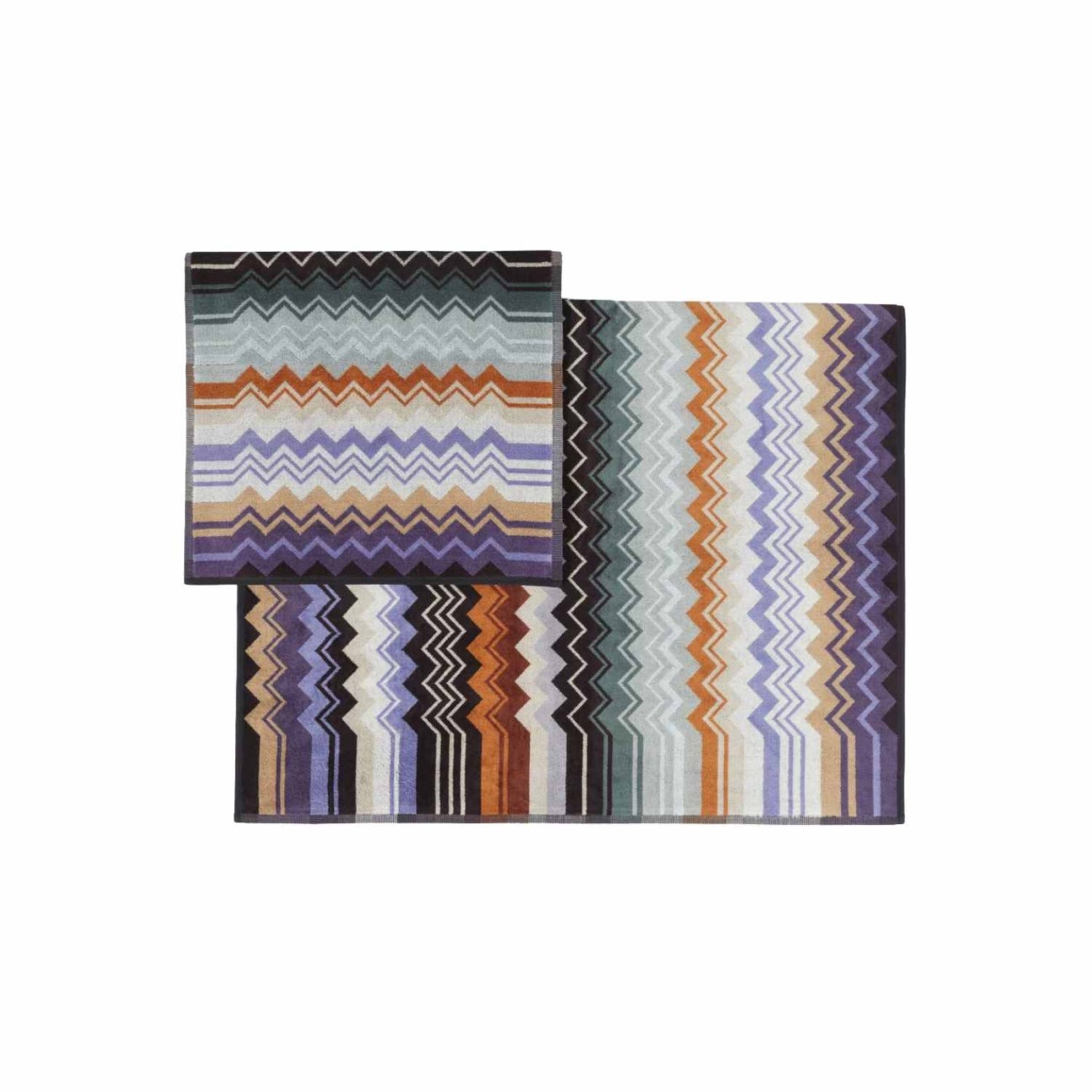 Missoni Σετ 2 τεμ. πετσέτες black multicolor σειρά Giacomo Πετσέτες