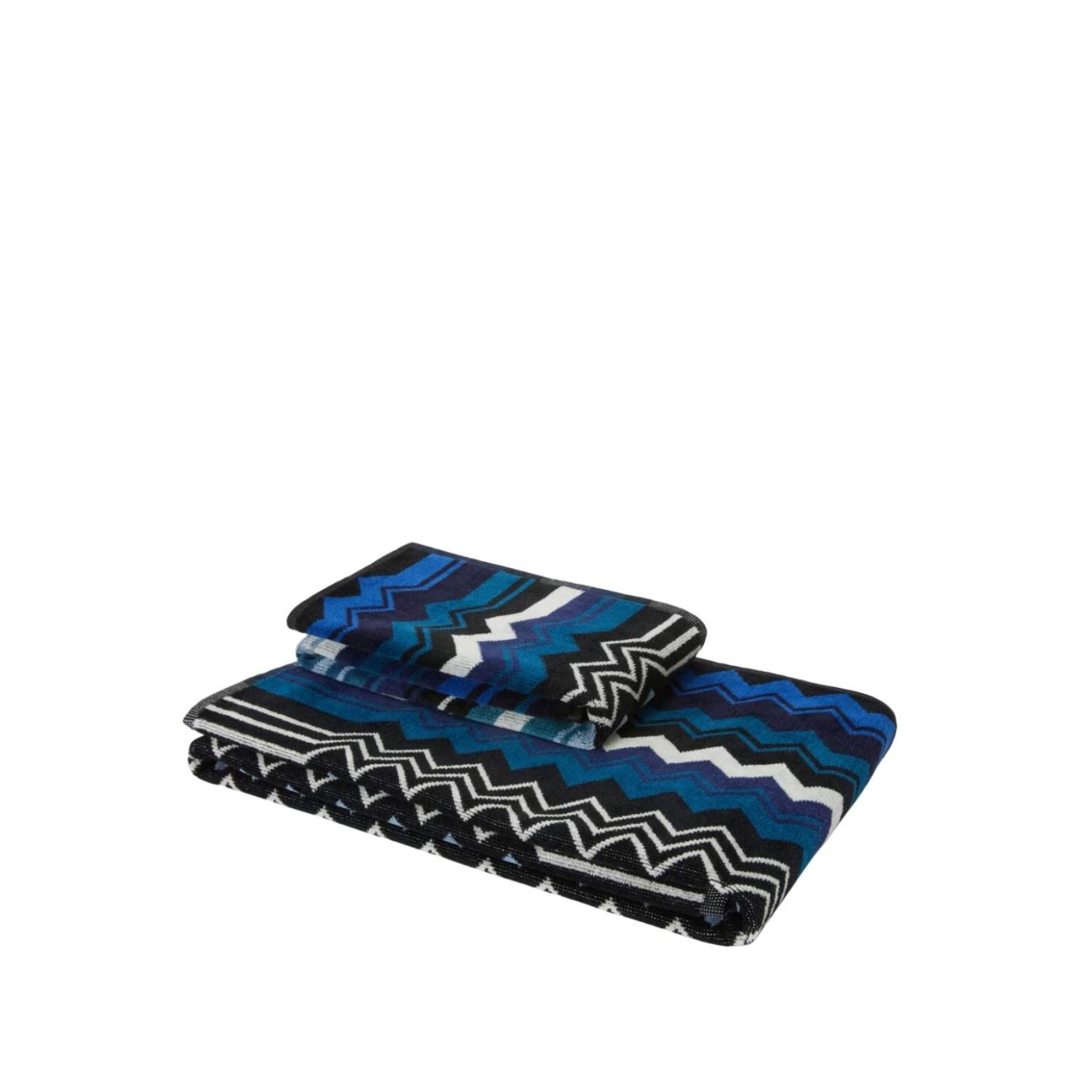 Missoni Σετ 2 τεμ. Πετσέτες blue multicolor σειρά Giacomo Πετσέτες