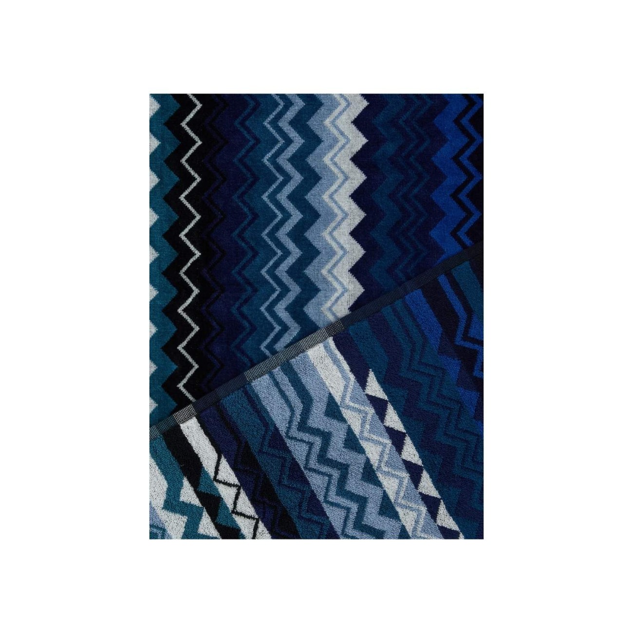 Missoni Σετ 2 τεμ. Πετσέτες blue multicolor σειρά Giacomo Πετσέτες