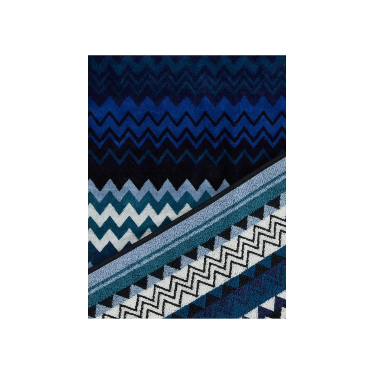 Missoni Πατάκι μπάνιου 60x90 blue multicolor σειρά Giacomo Πατάκια Μπάνιου