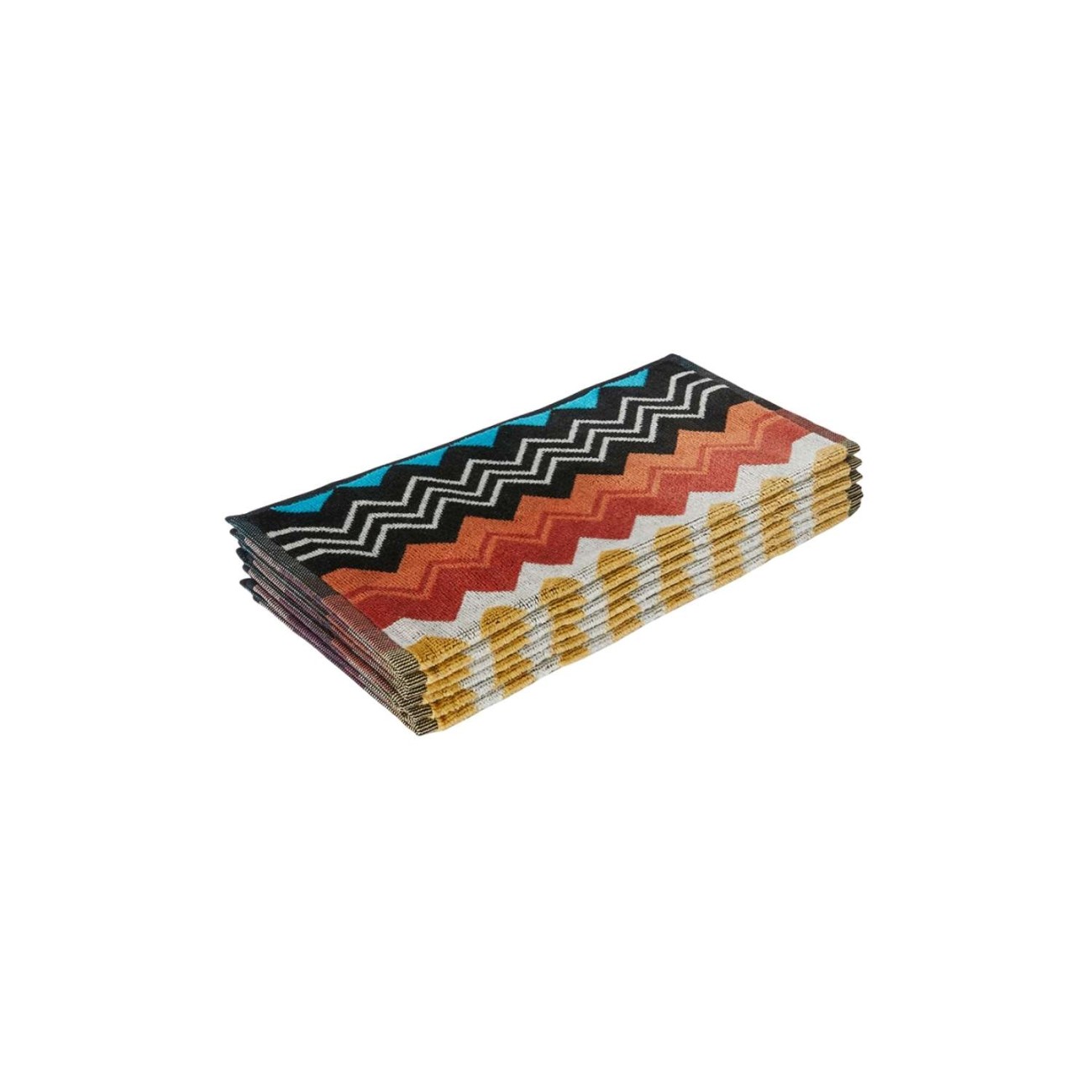 Missoni Σετ 6 τεμ. πετσέτες χεριών σε κουτί multicolor σειρά Giacomo Πετσέτες